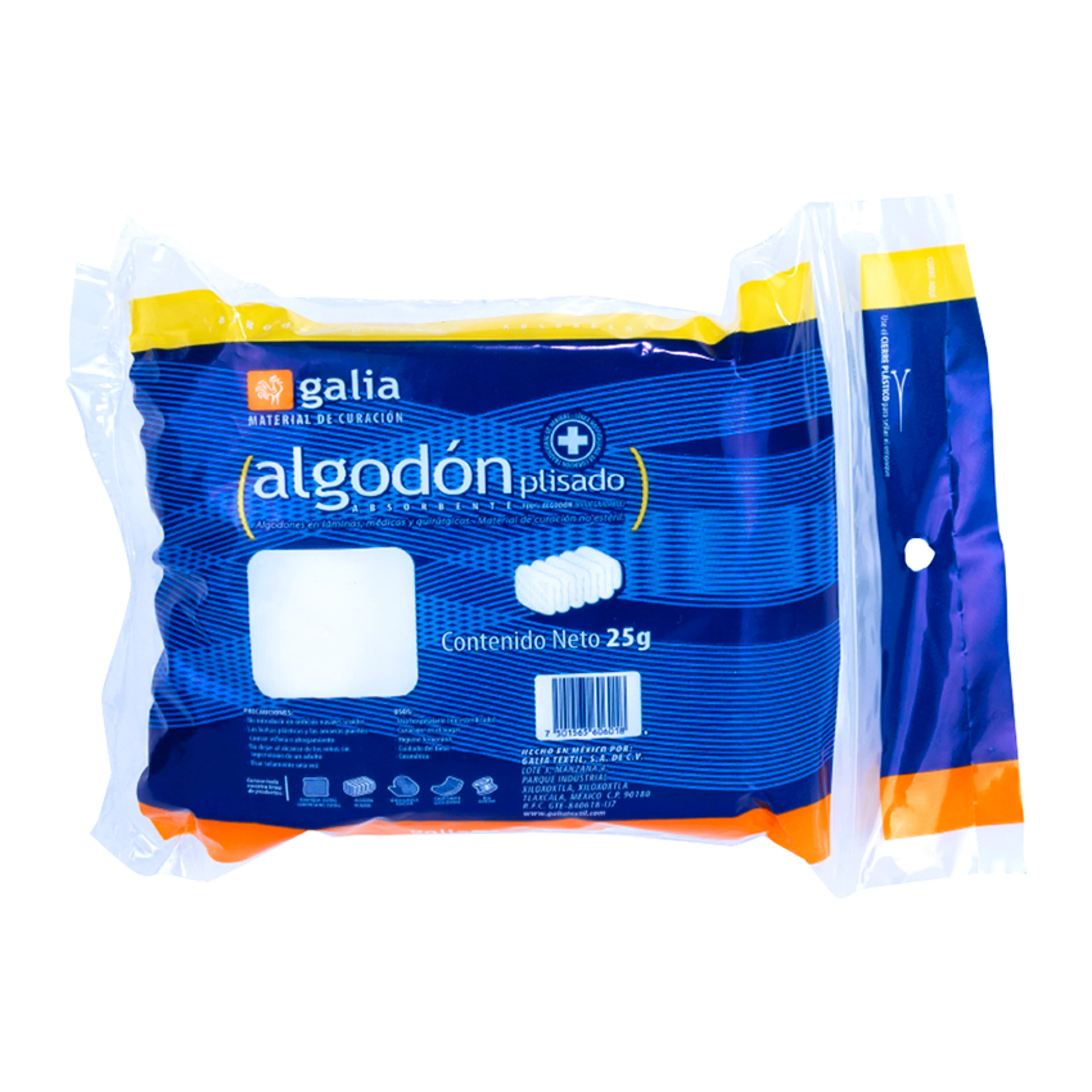 Galia Algodón Plisado 25 G