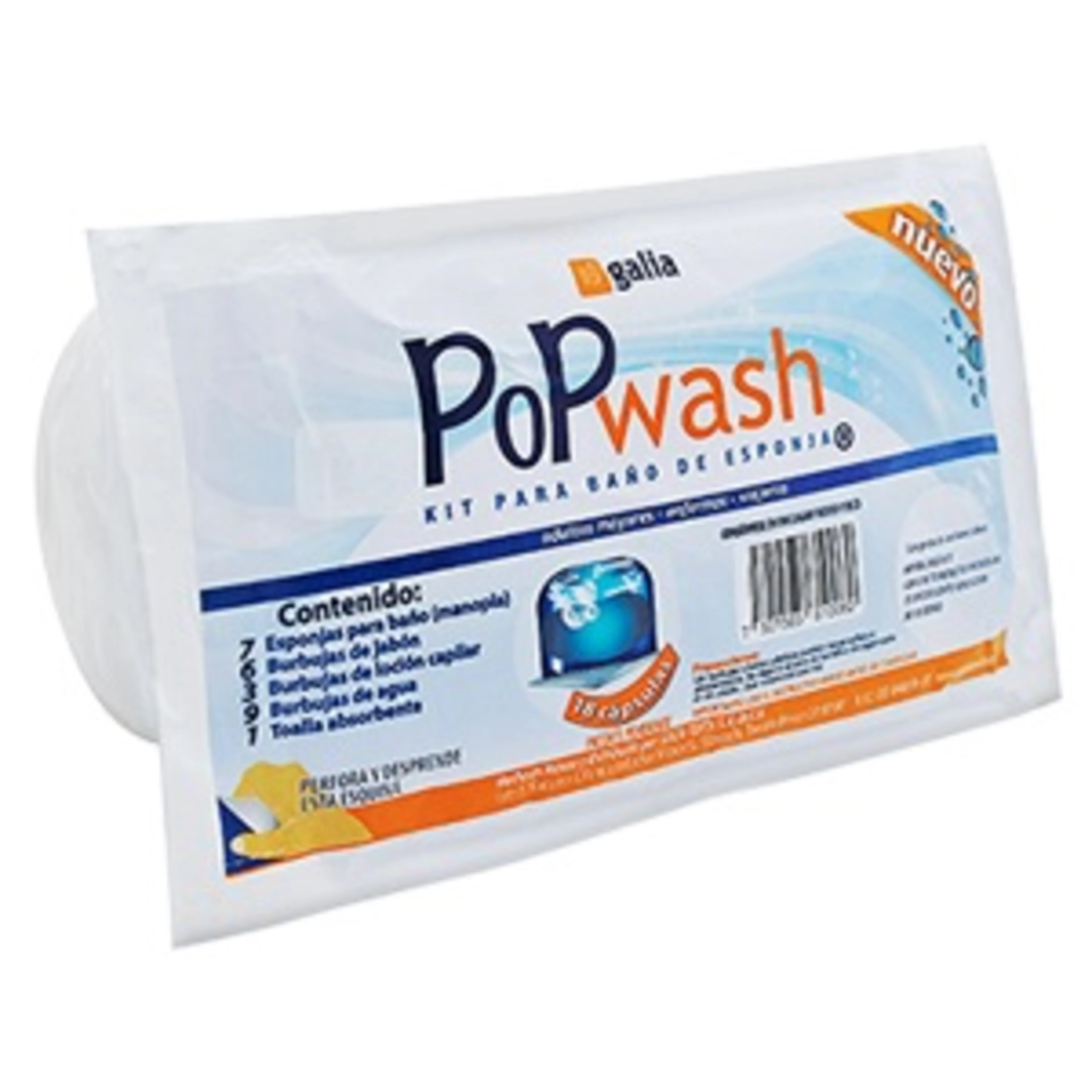 Pop Wash Kit Baño De Esponja