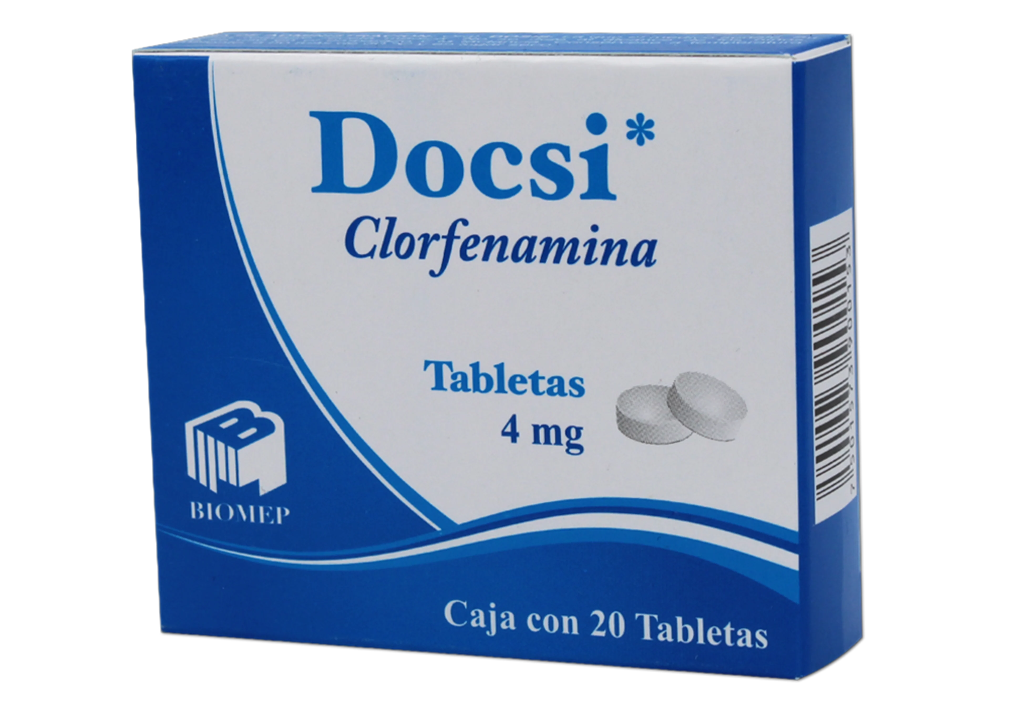 Docsi 4 Mg Con 20 Tabletas