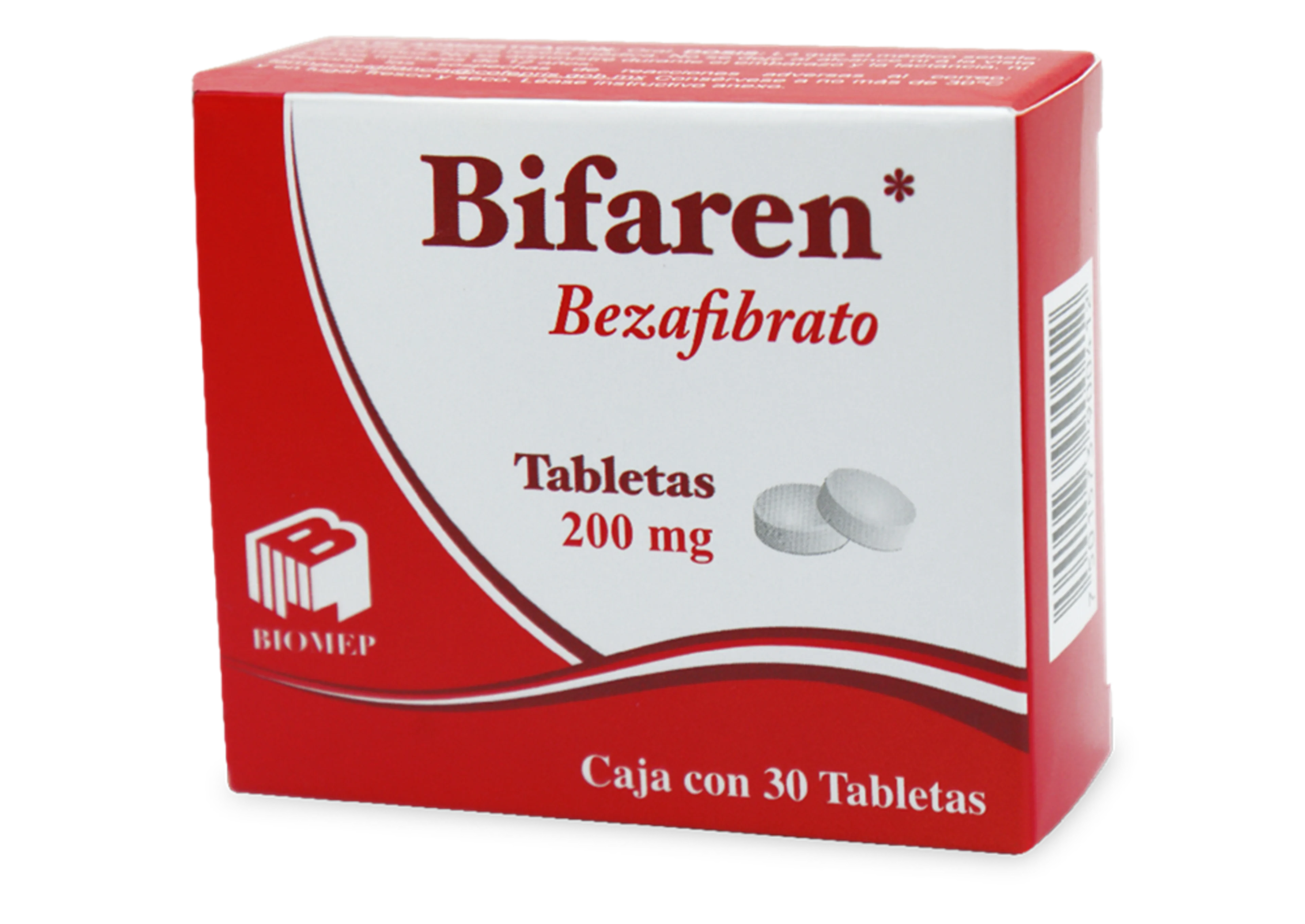 Bifaren 200 Mg Con 30 Tabletas