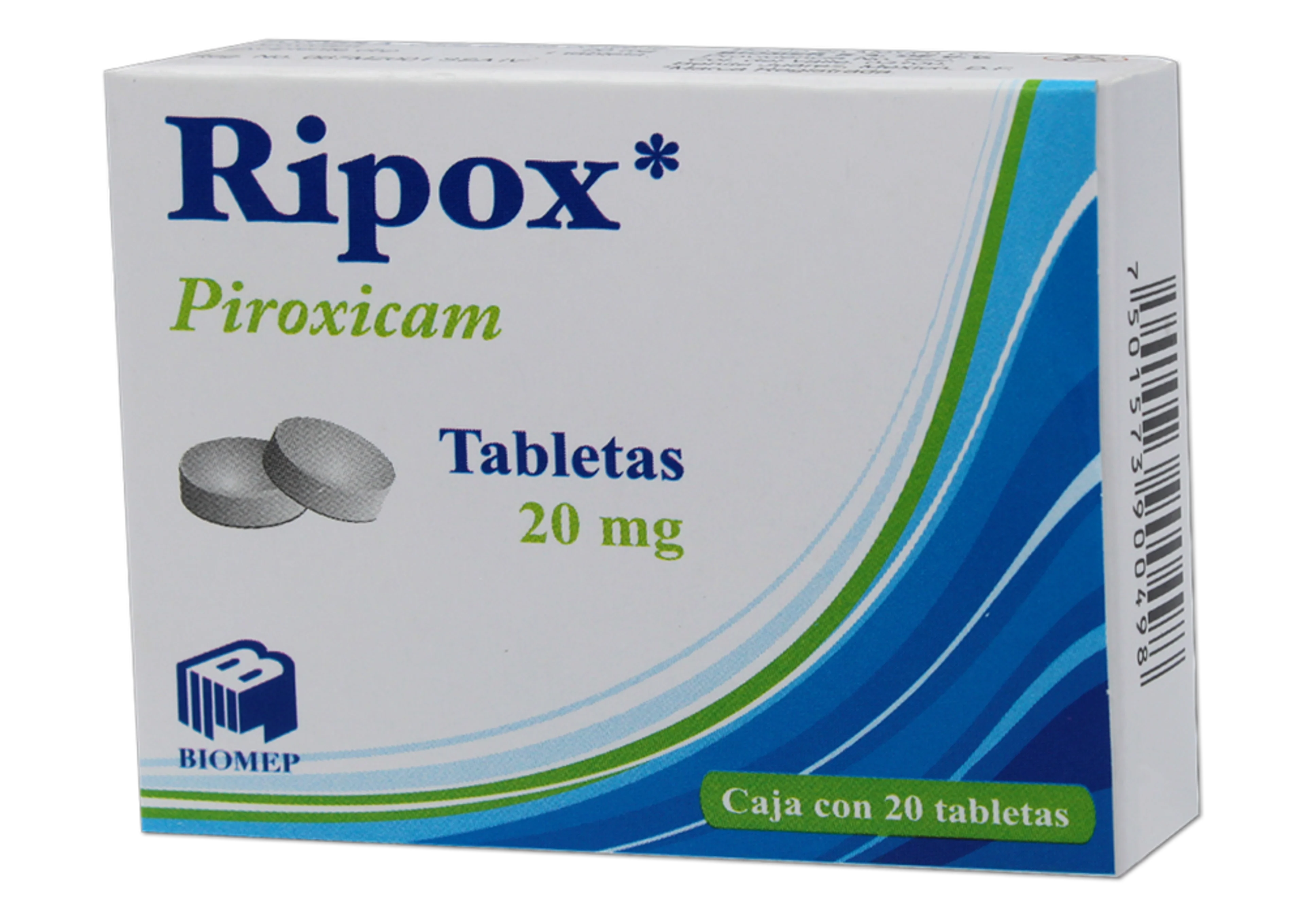 Ripox 20 Mg Con 20 Tabletas