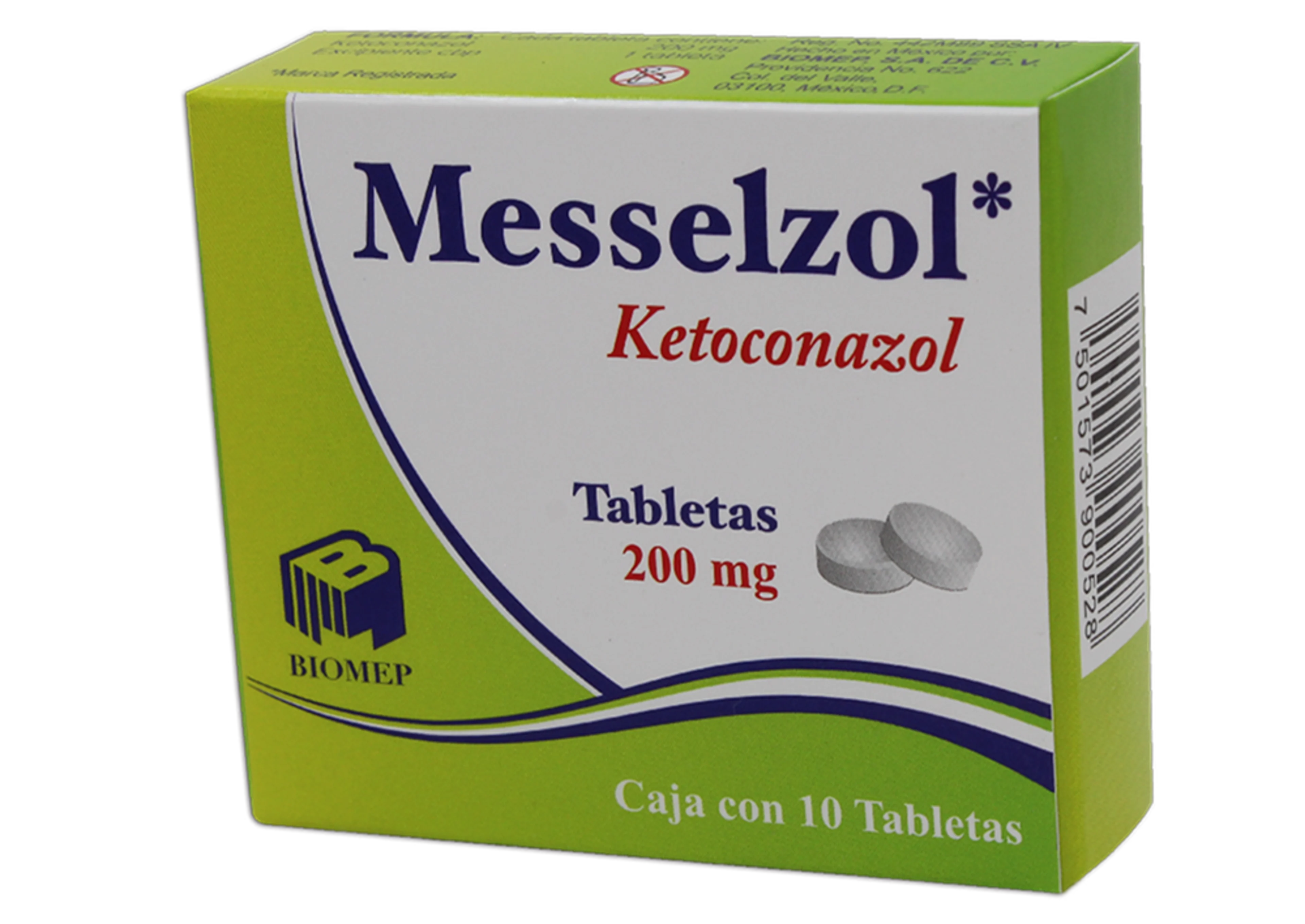 Messelzol 200 Mg Con 10 Tabletas