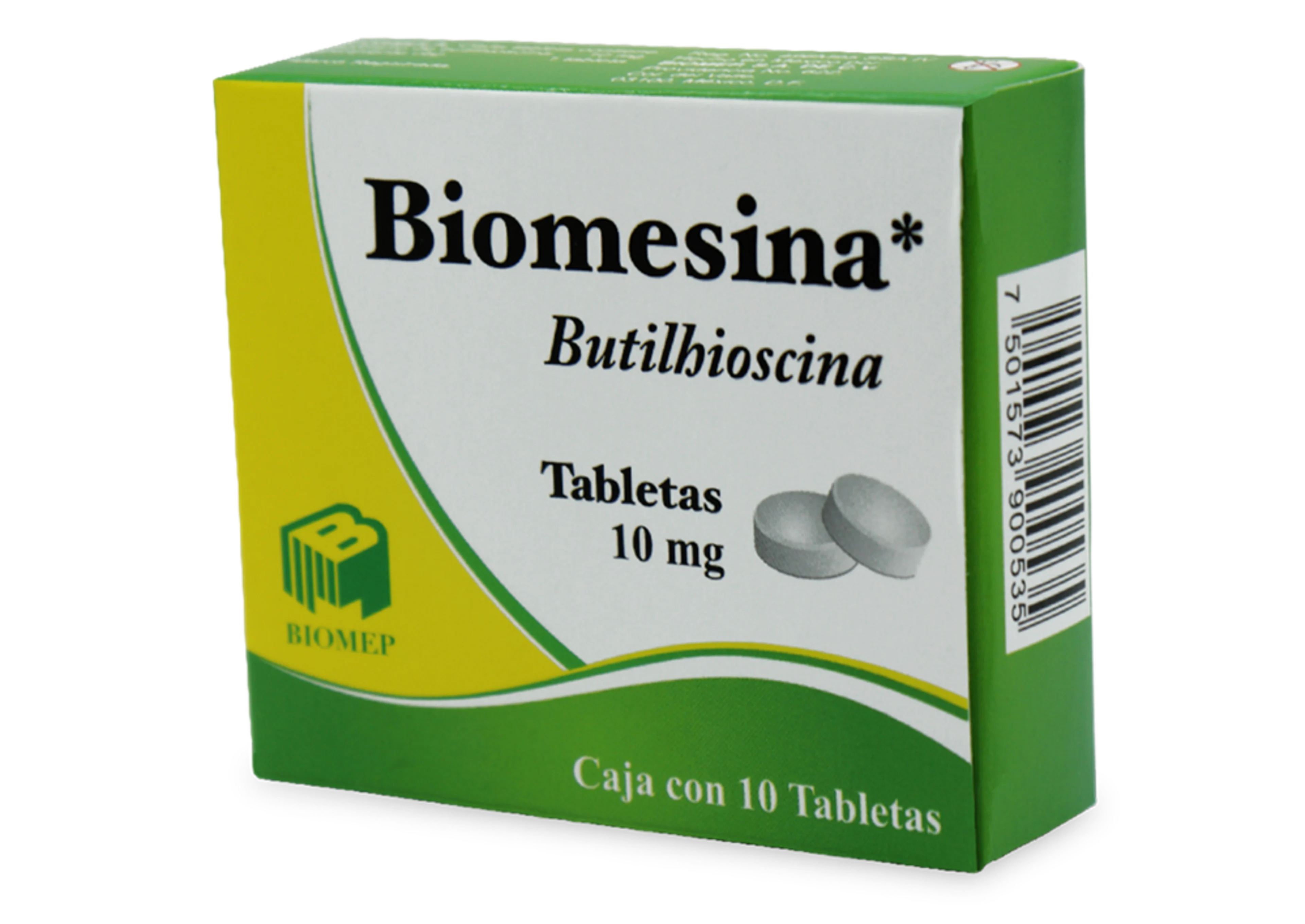 Biomesina 10 Mg Con 10 Tabletas