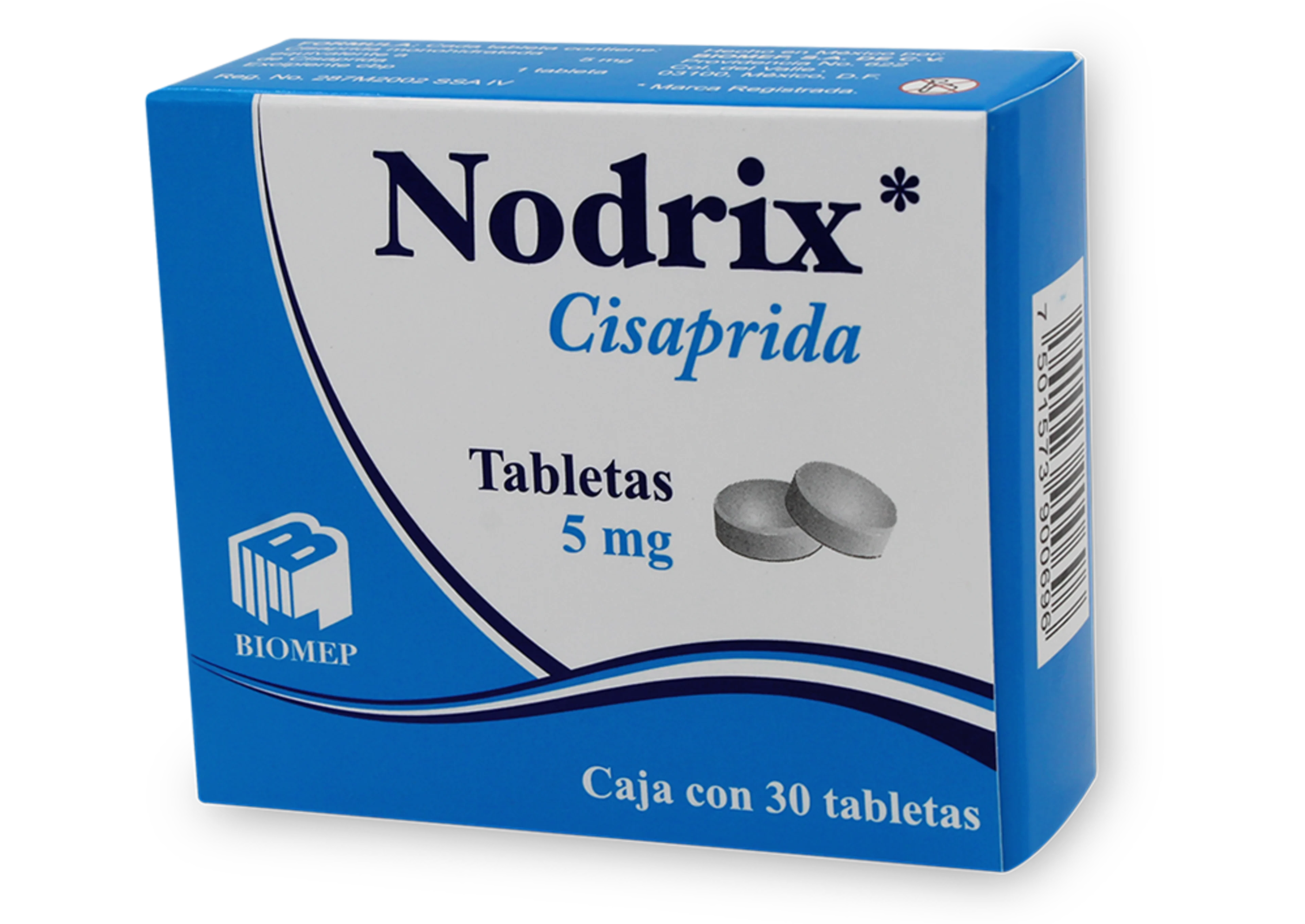 Nodrix 5 Mg Con 30 Tabletas
