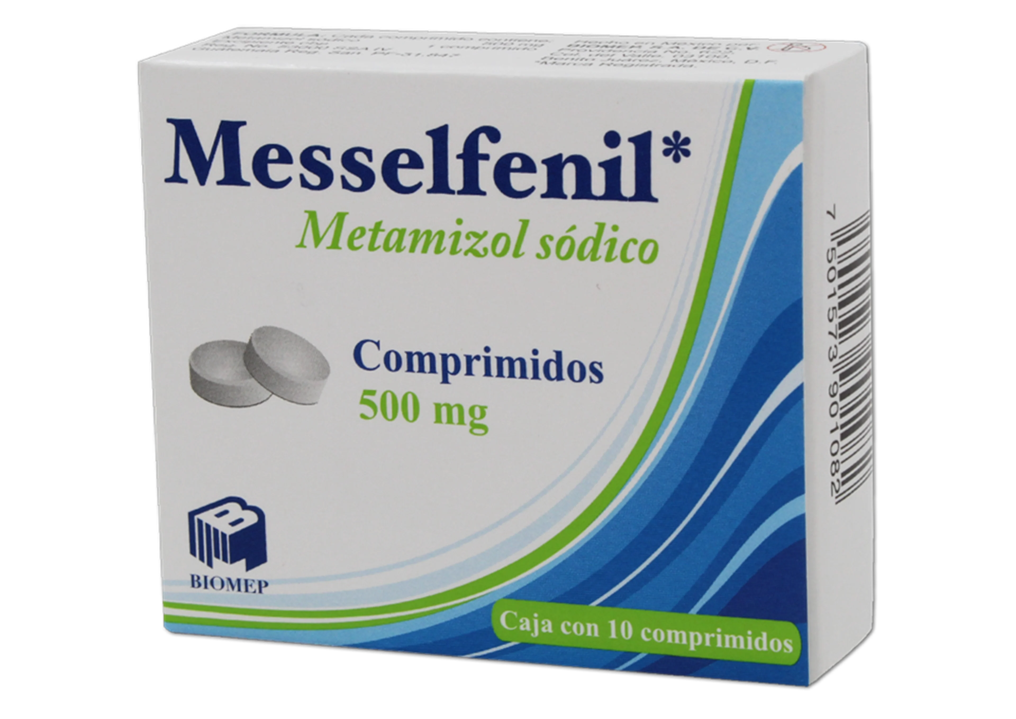 Messelfenil 500 Mg Con 10 Comprimidos
