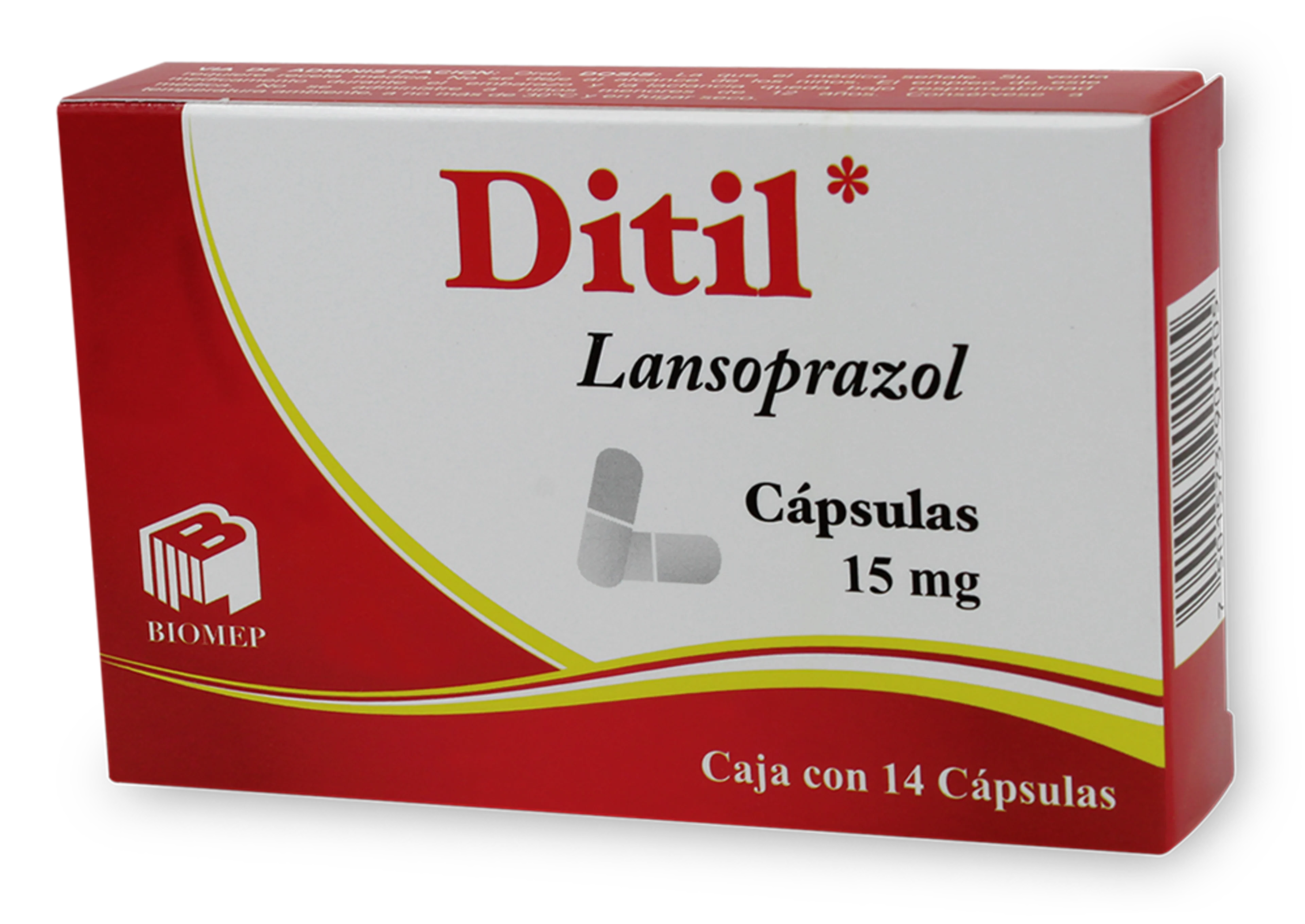 Ditil 15 Mg Con 14 Cápsulsa