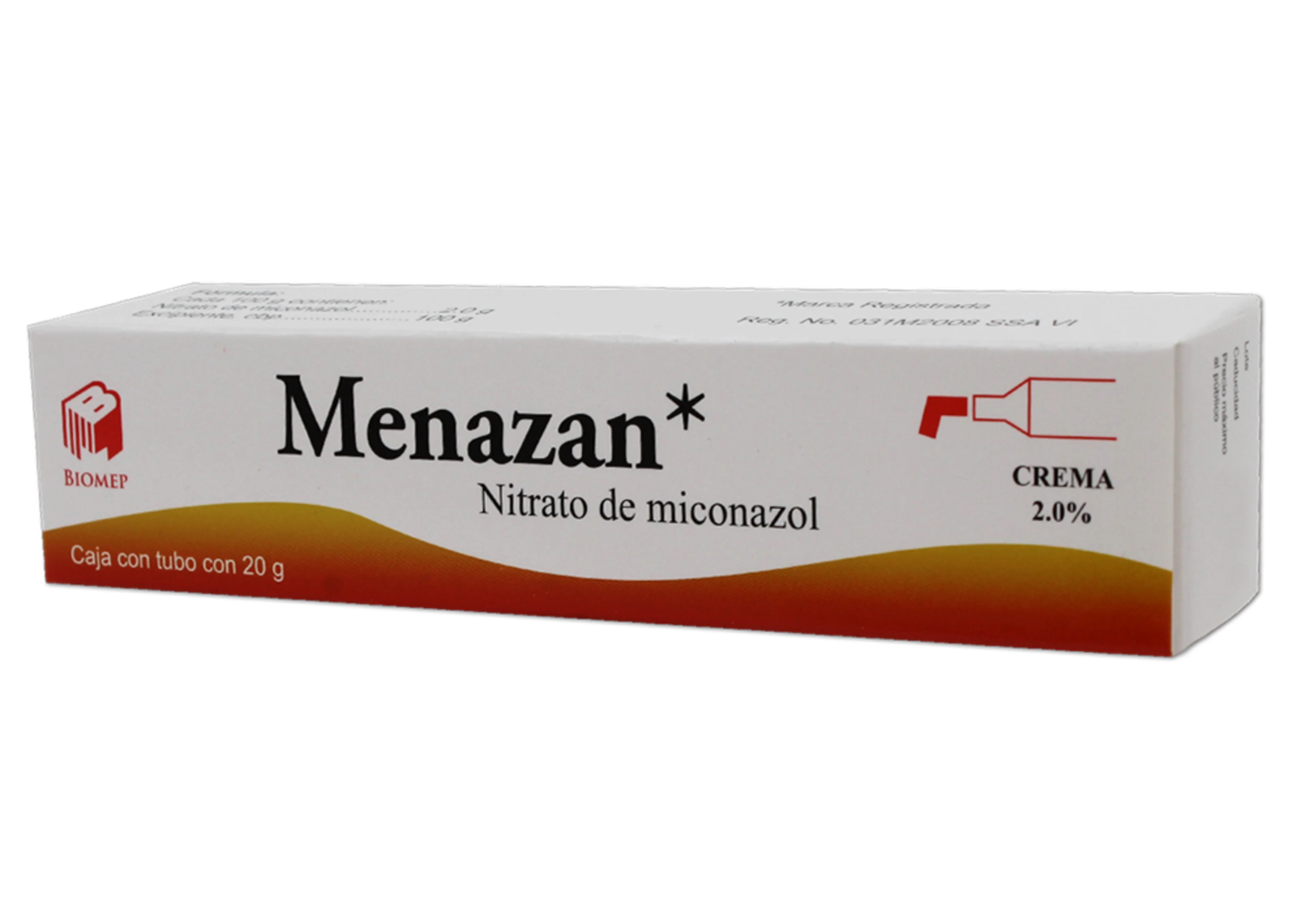 Menazan 2% Crema Con 20 Gr