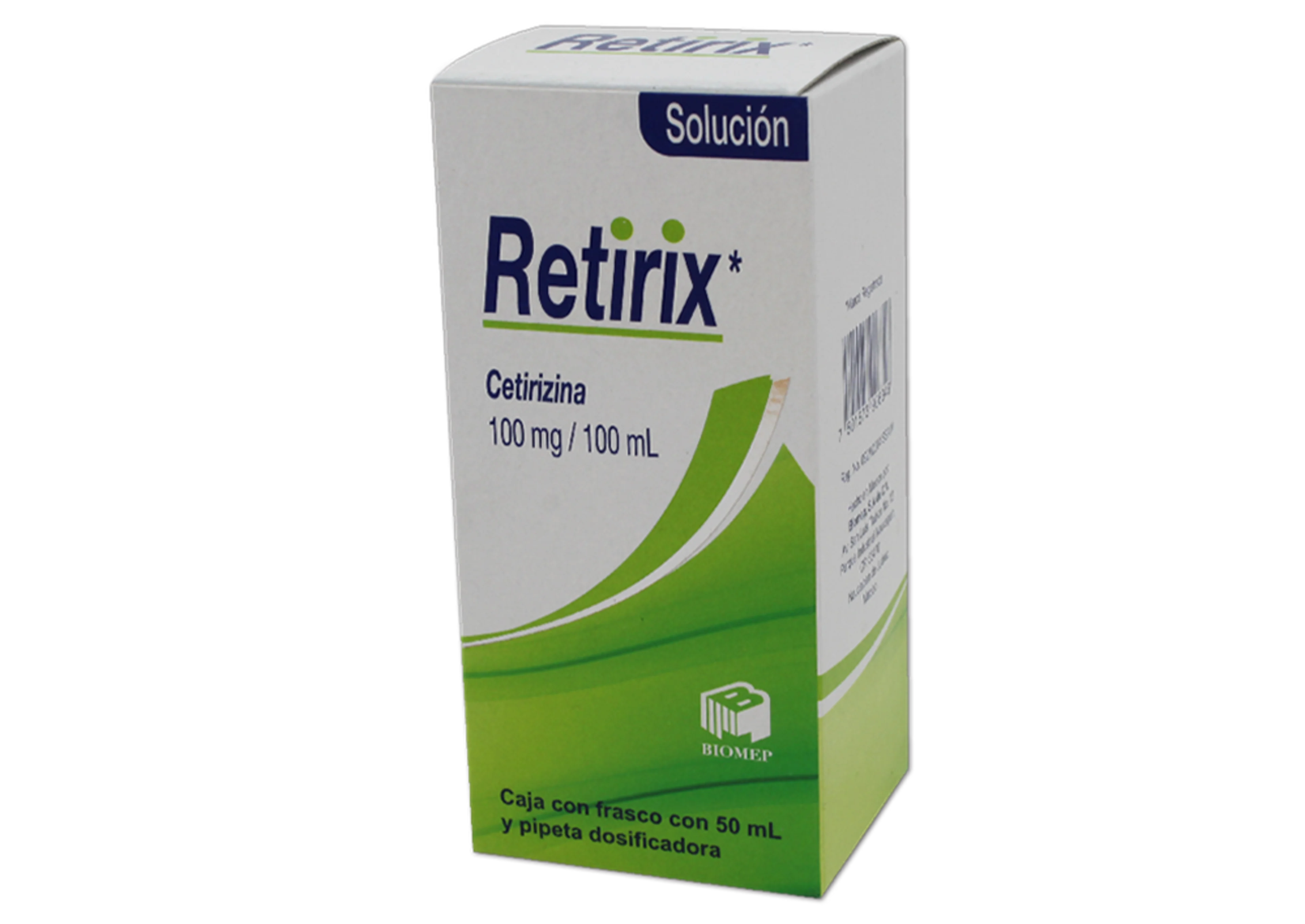 Retirix 100 Mg Solución Con 50 Ml 