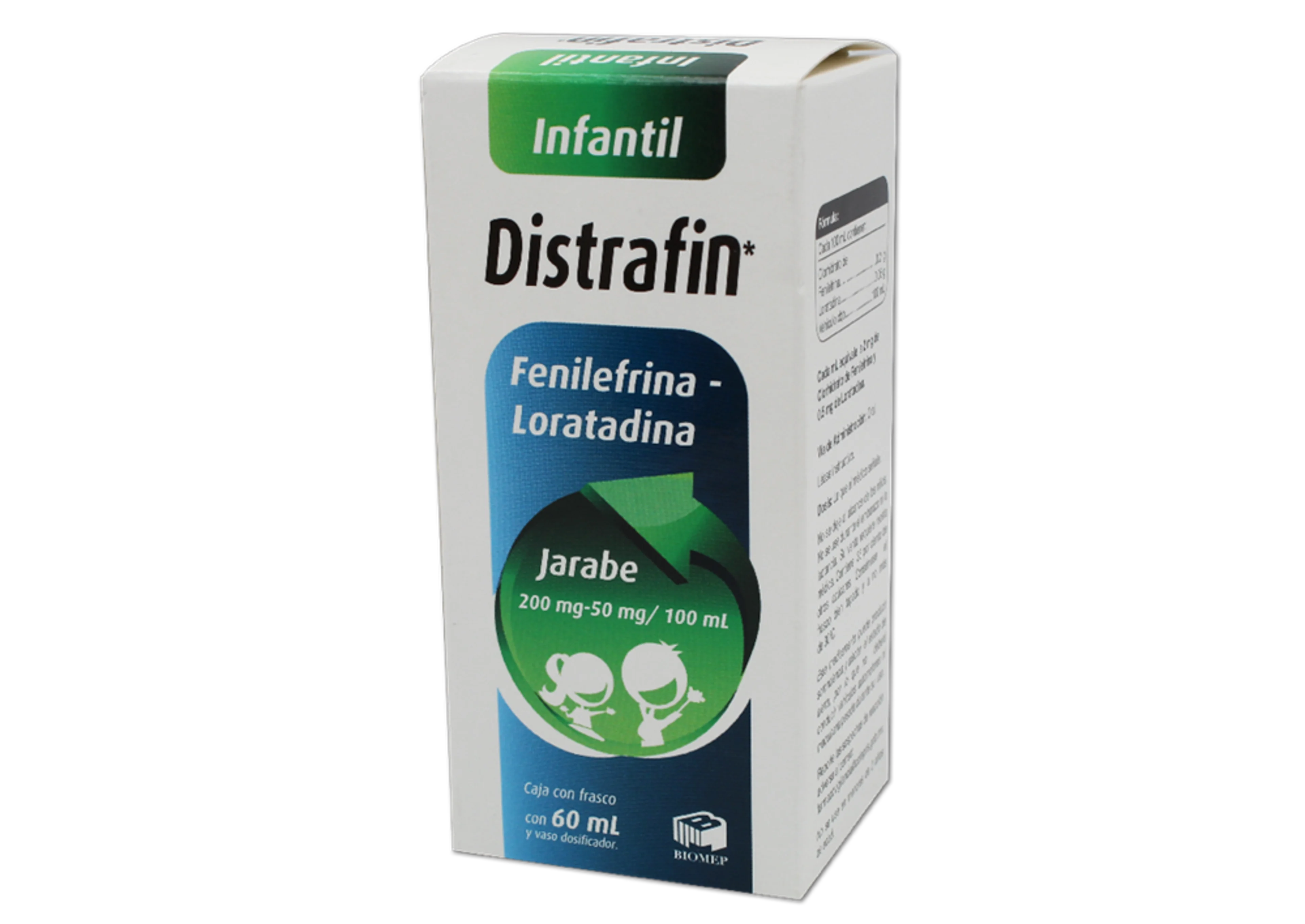 Distrafin 200/50 Mg Jarabe Con 60 Ml