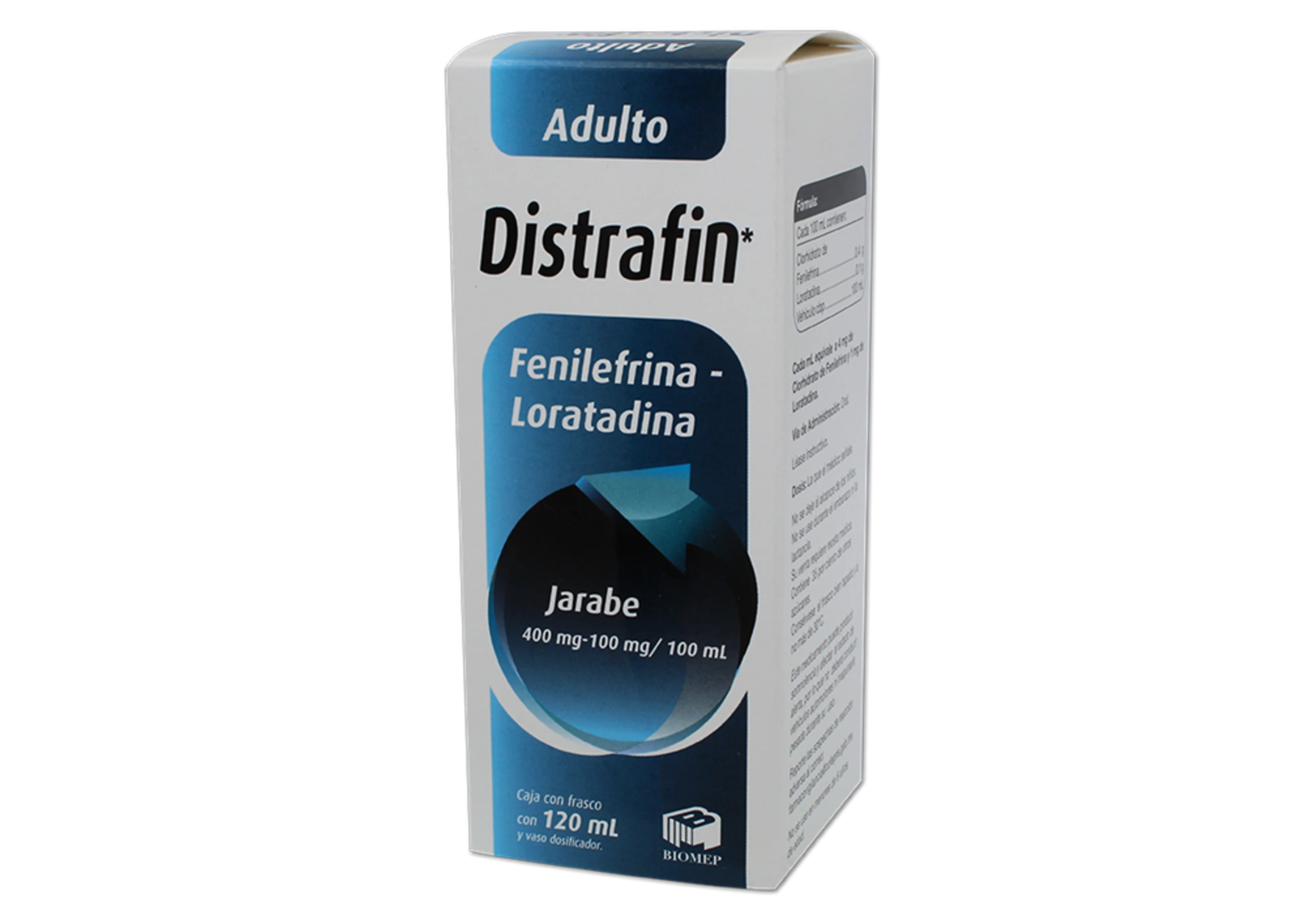 Distrafin 400/100 Mg Jarabe Con 120 Ml