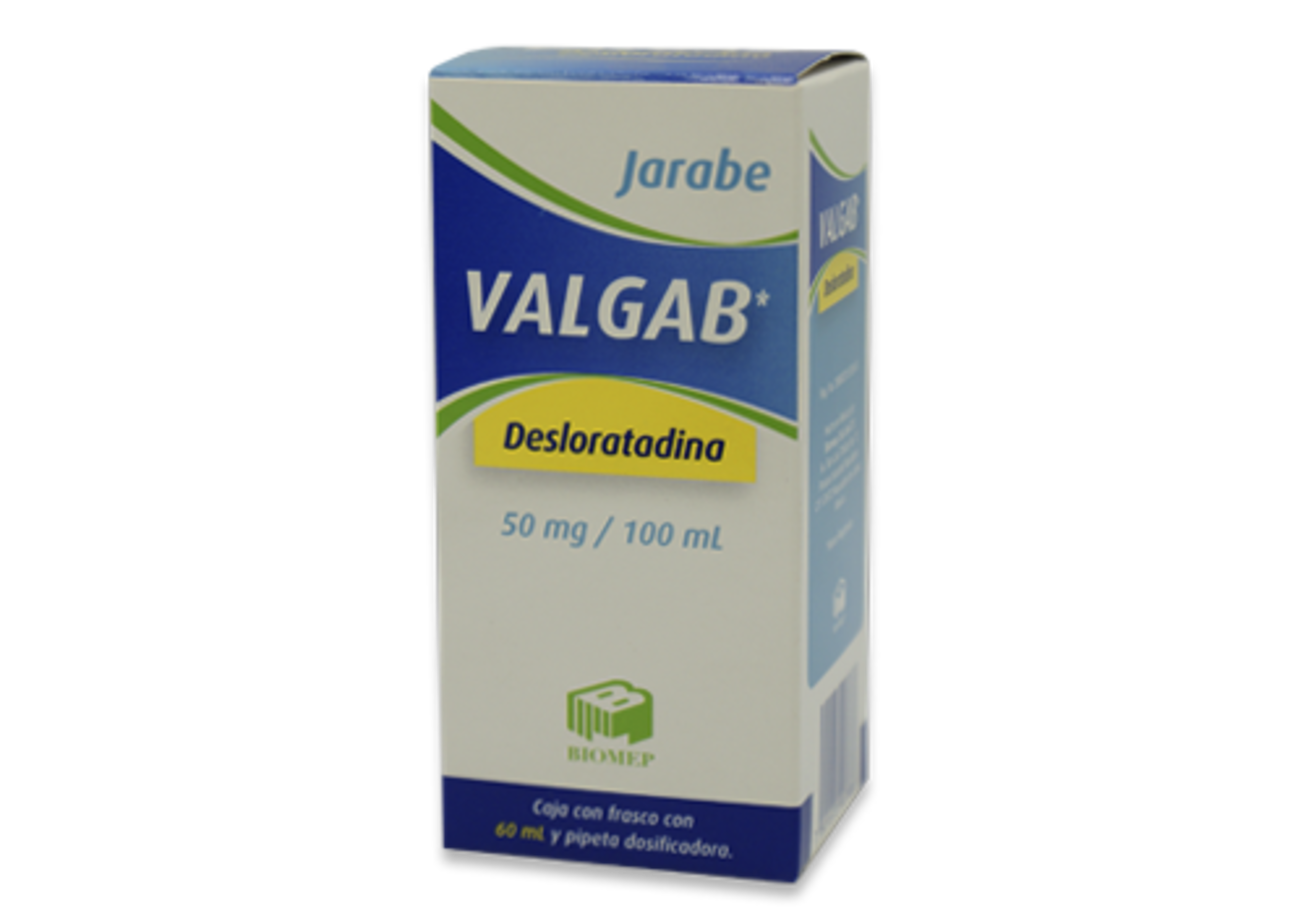 Valgab 50 Mg Jarabe Con 60 Ml
