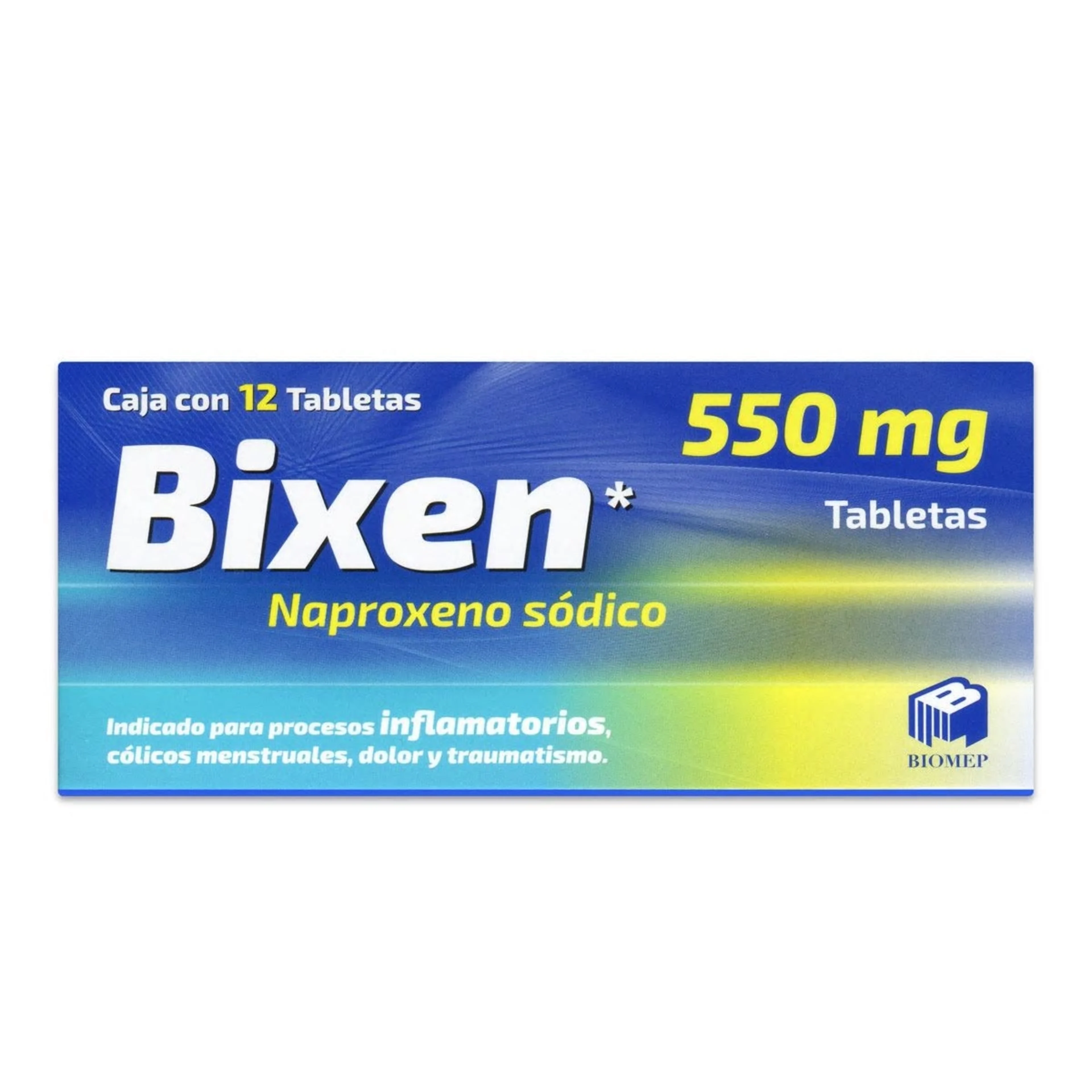 Bixen 550 Mg Con 12 Tabletas
