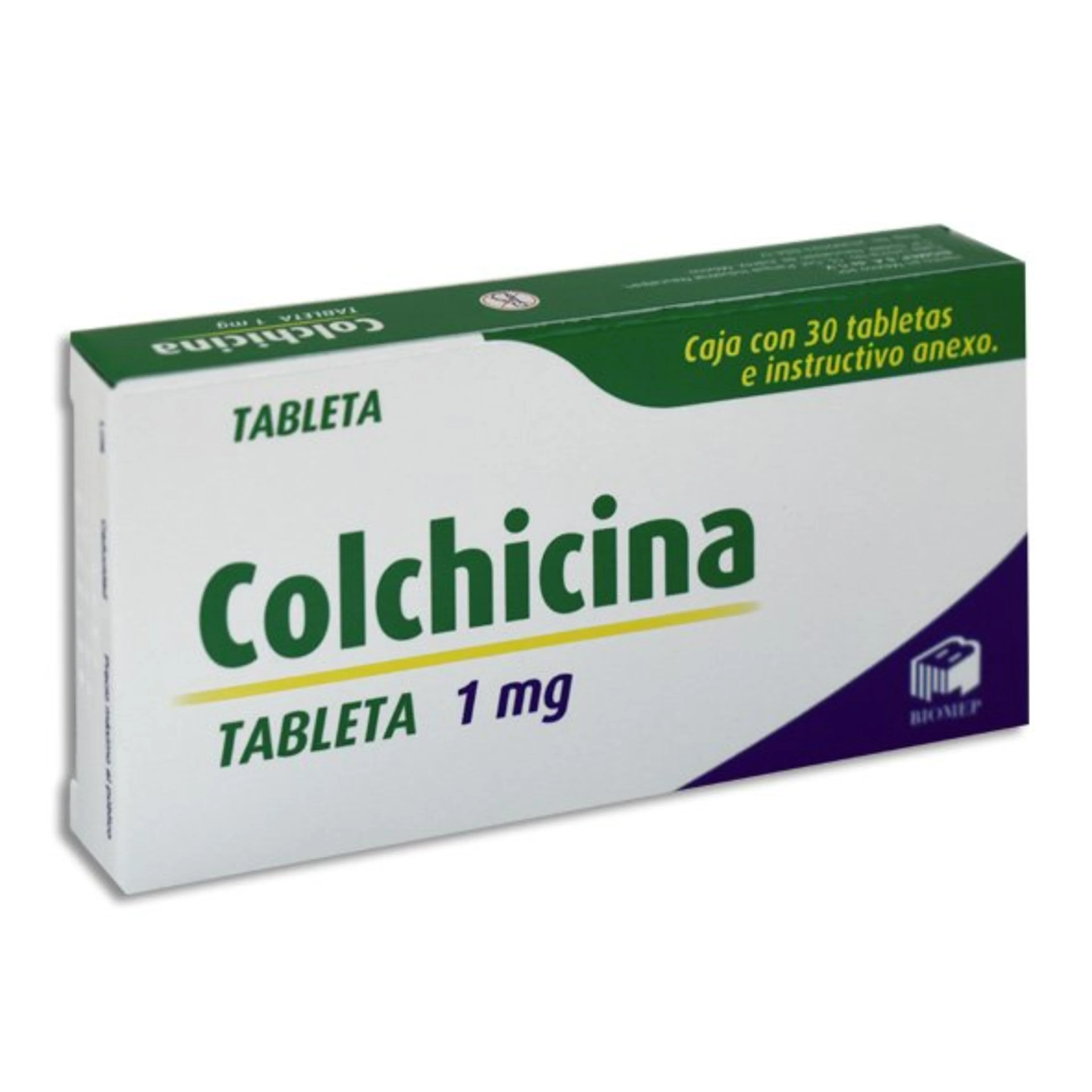 Colchicina 1 mg 30 tabletas