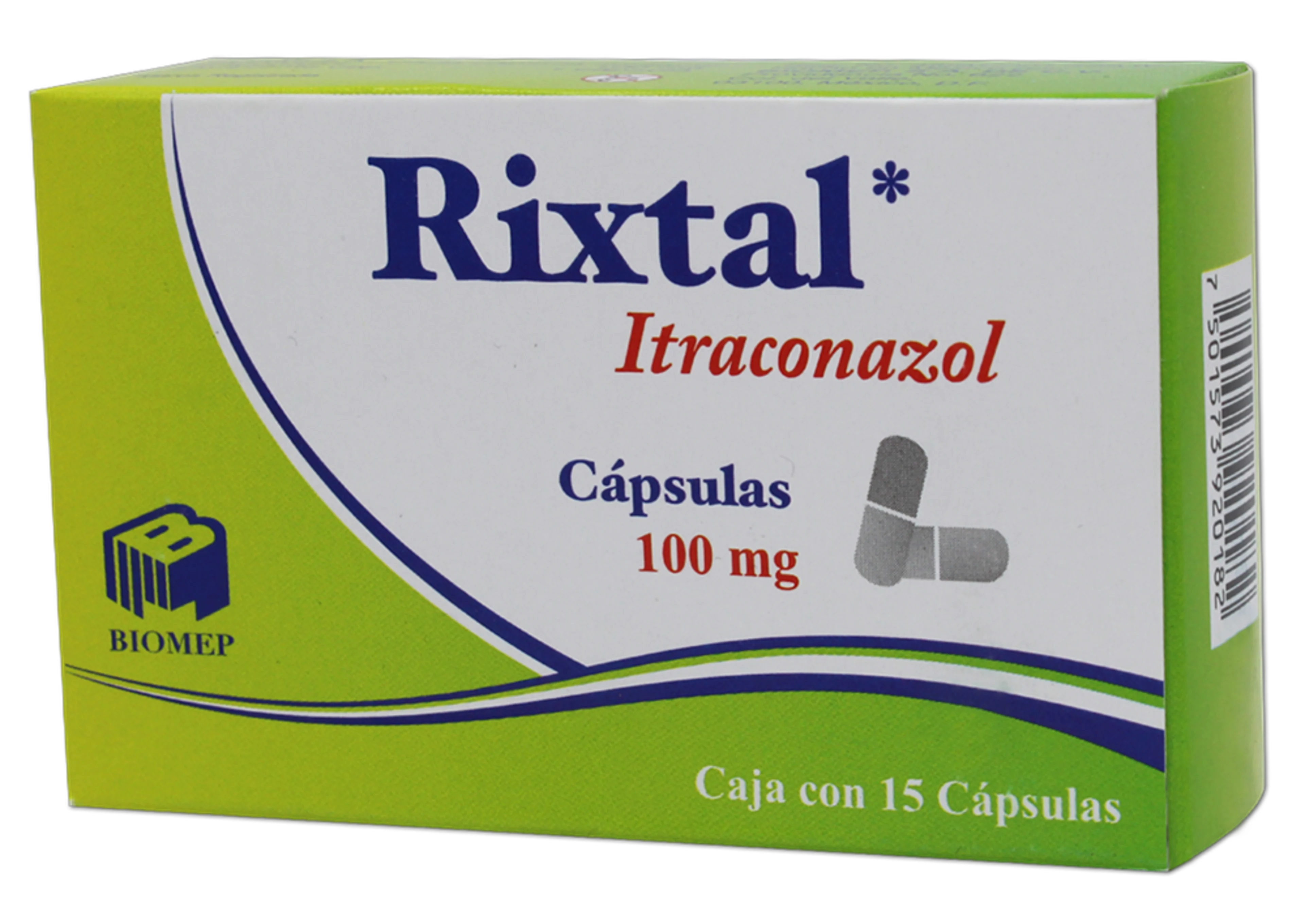 Rixtal 100 Mg Con 15 Cápsulas