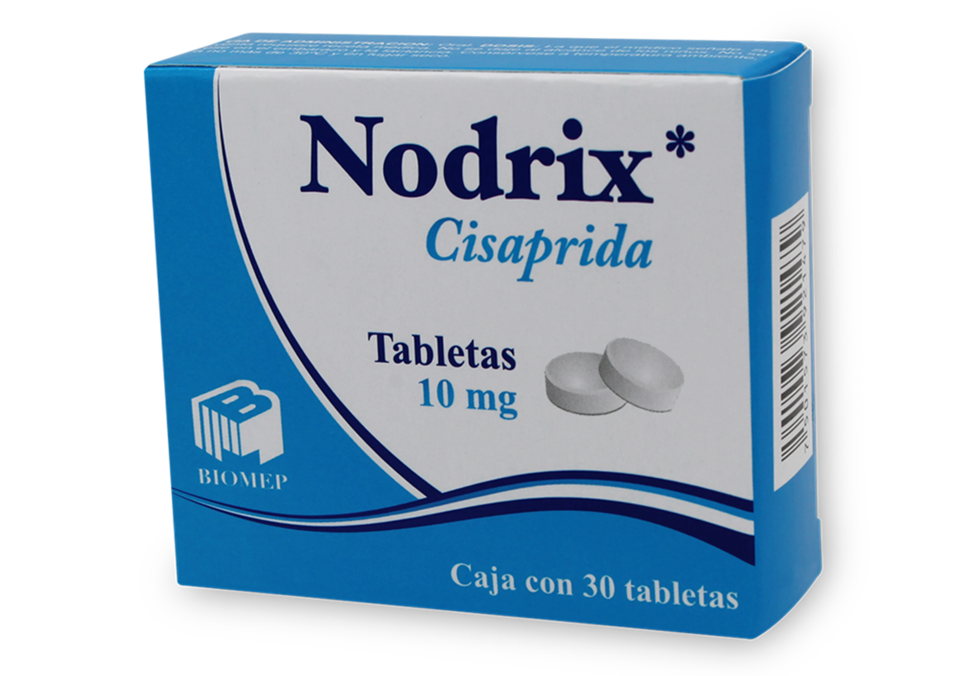 Nodrix 10 Mg Con 30 Tabletas