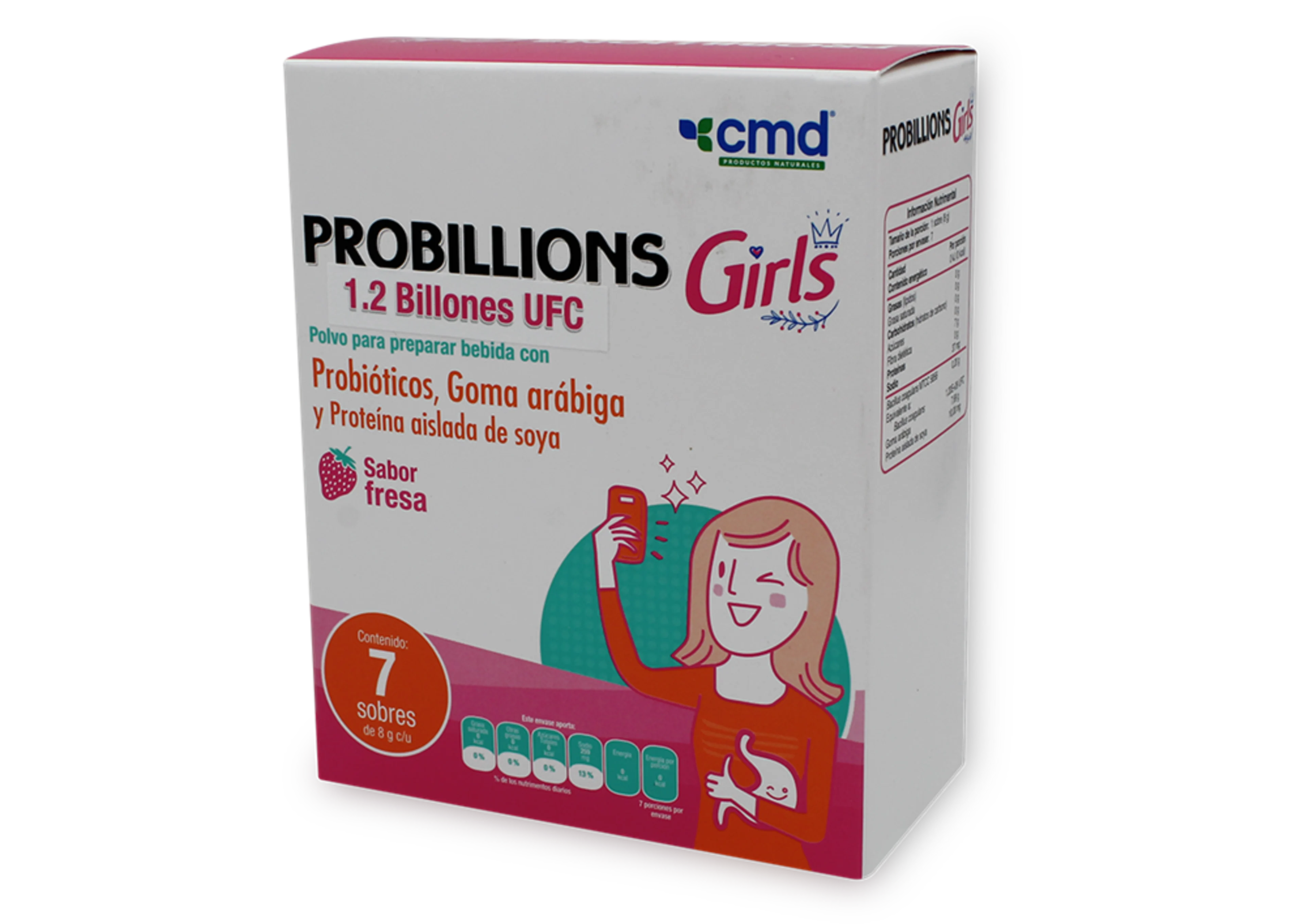 Probillions girls 7 sobres 8 g con u