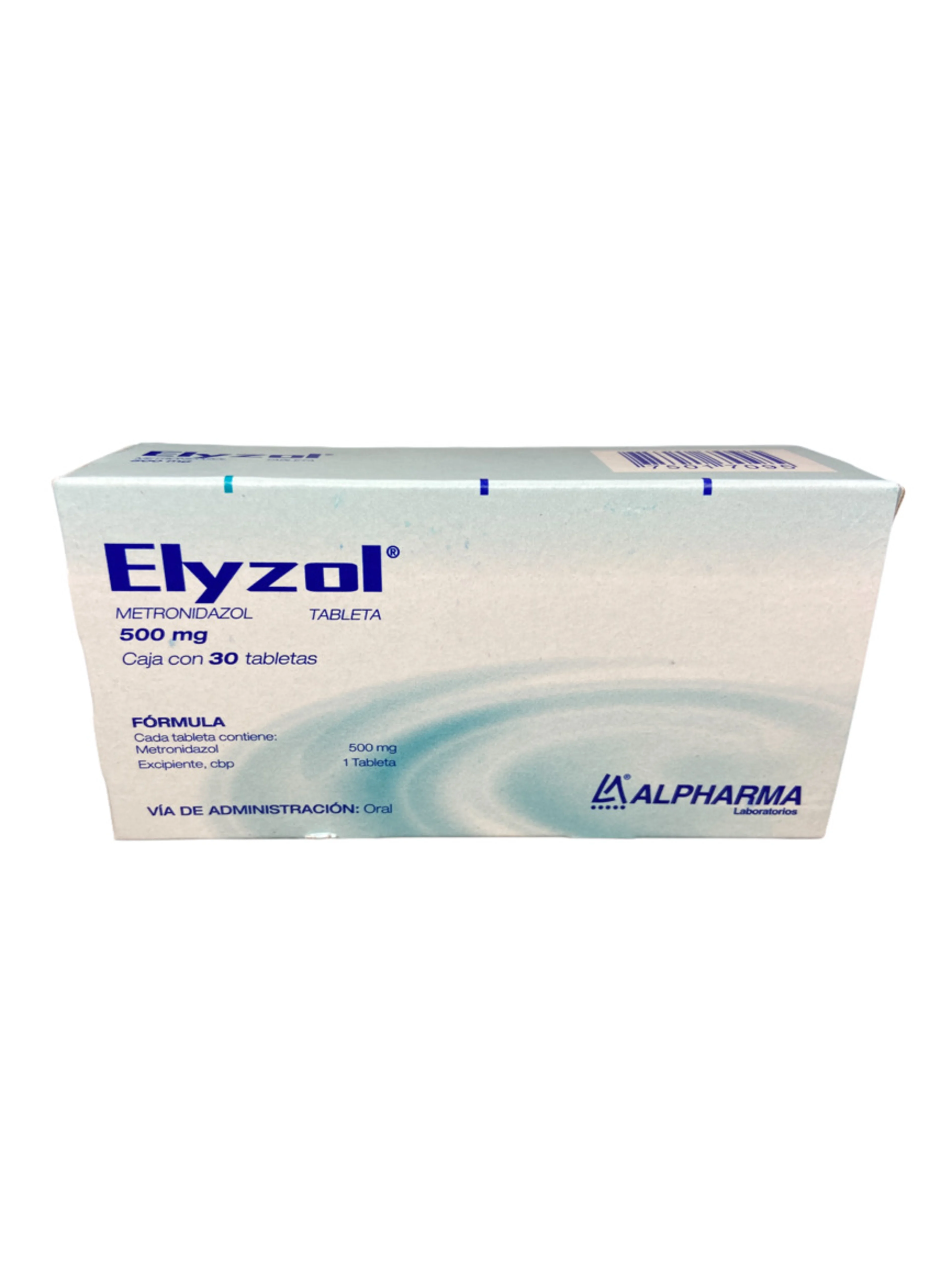 Elyzol Metronidazol 500 Mg Con 30 Tabletas