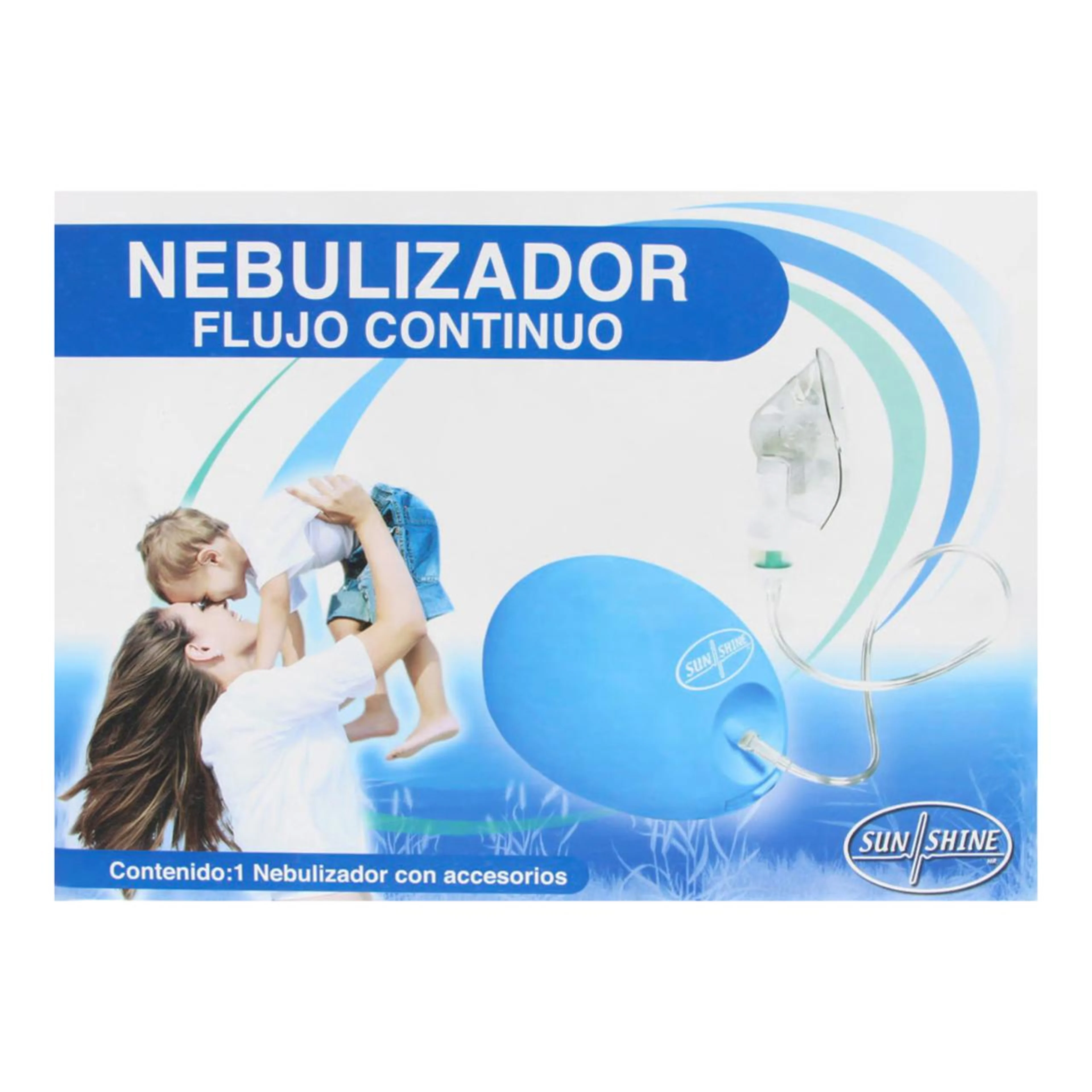 Nebulizador sun shine flujo continuo