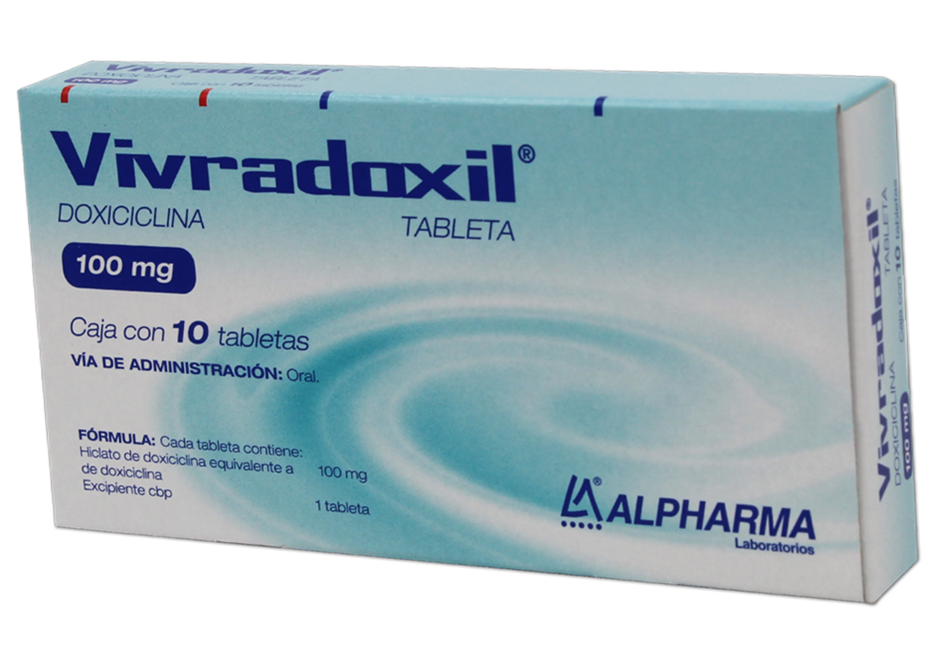Vivradoxil Doxiciclina 100 Mg Con 10 Tabletas