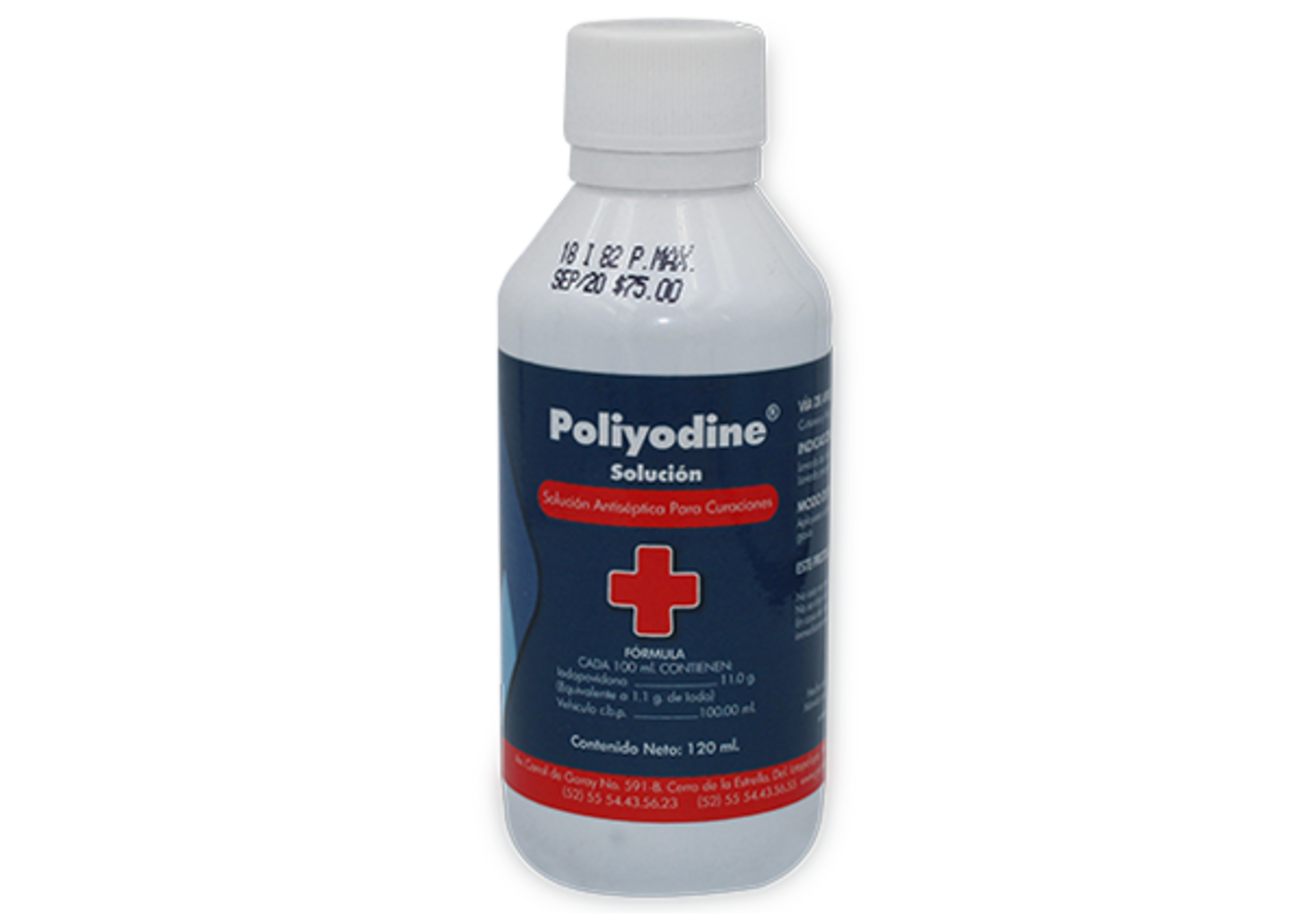 Poliyodine Solución 11 % Con 120 Ml