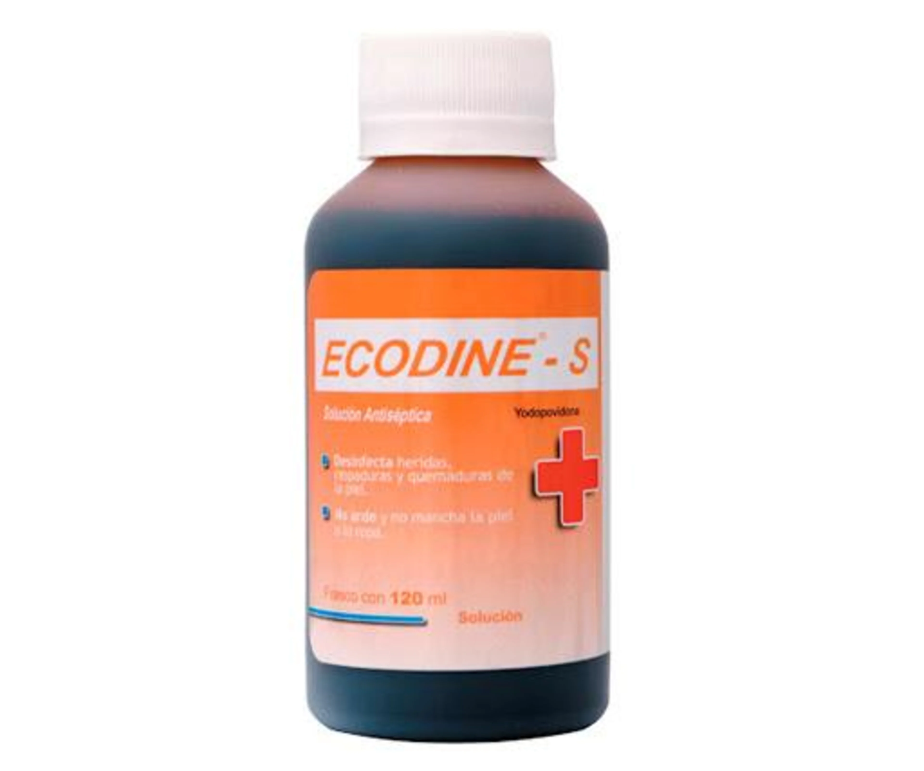 Ecodine-S Solución Antiséptica Con 120 Ml