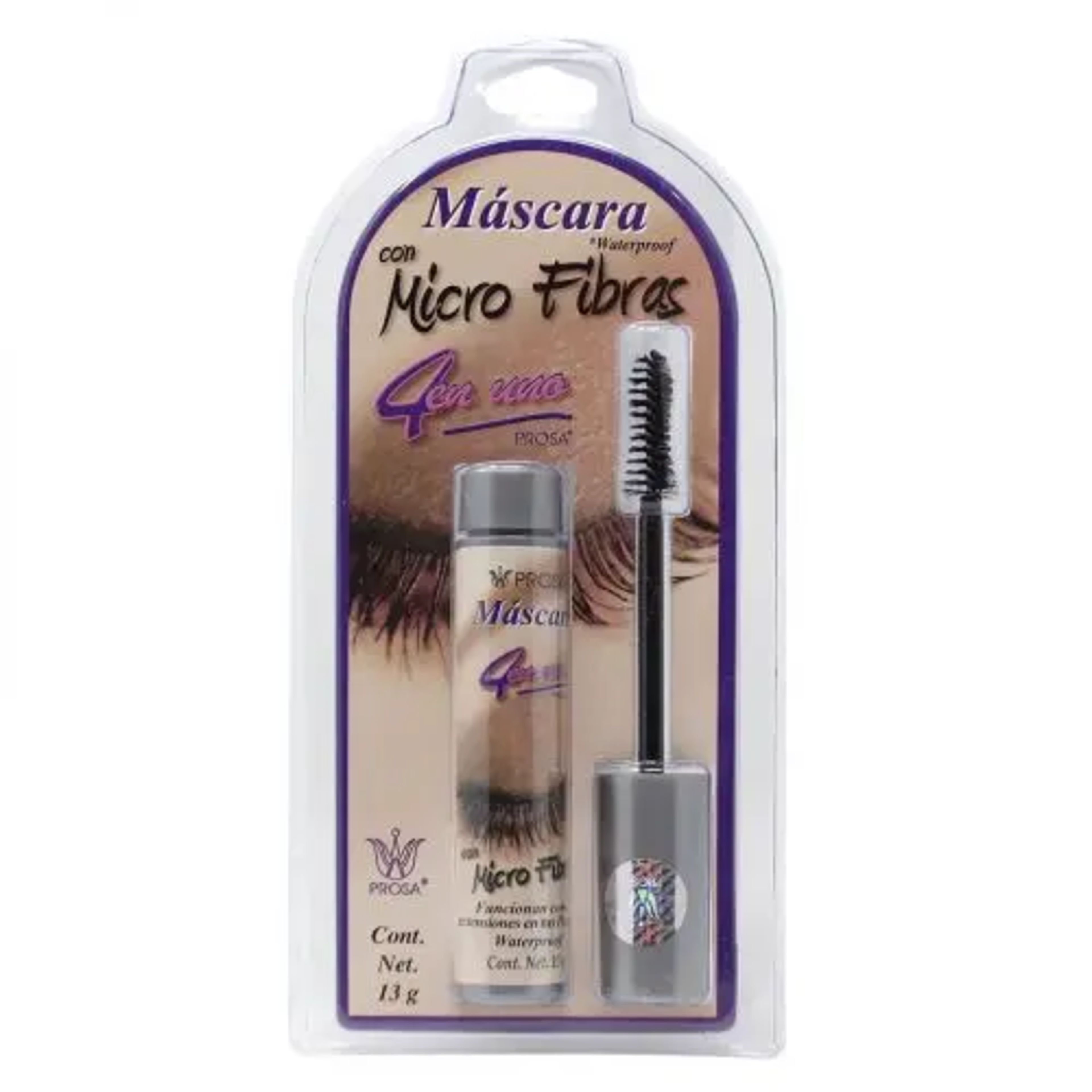 Prosa mascara microfibras blister 13g