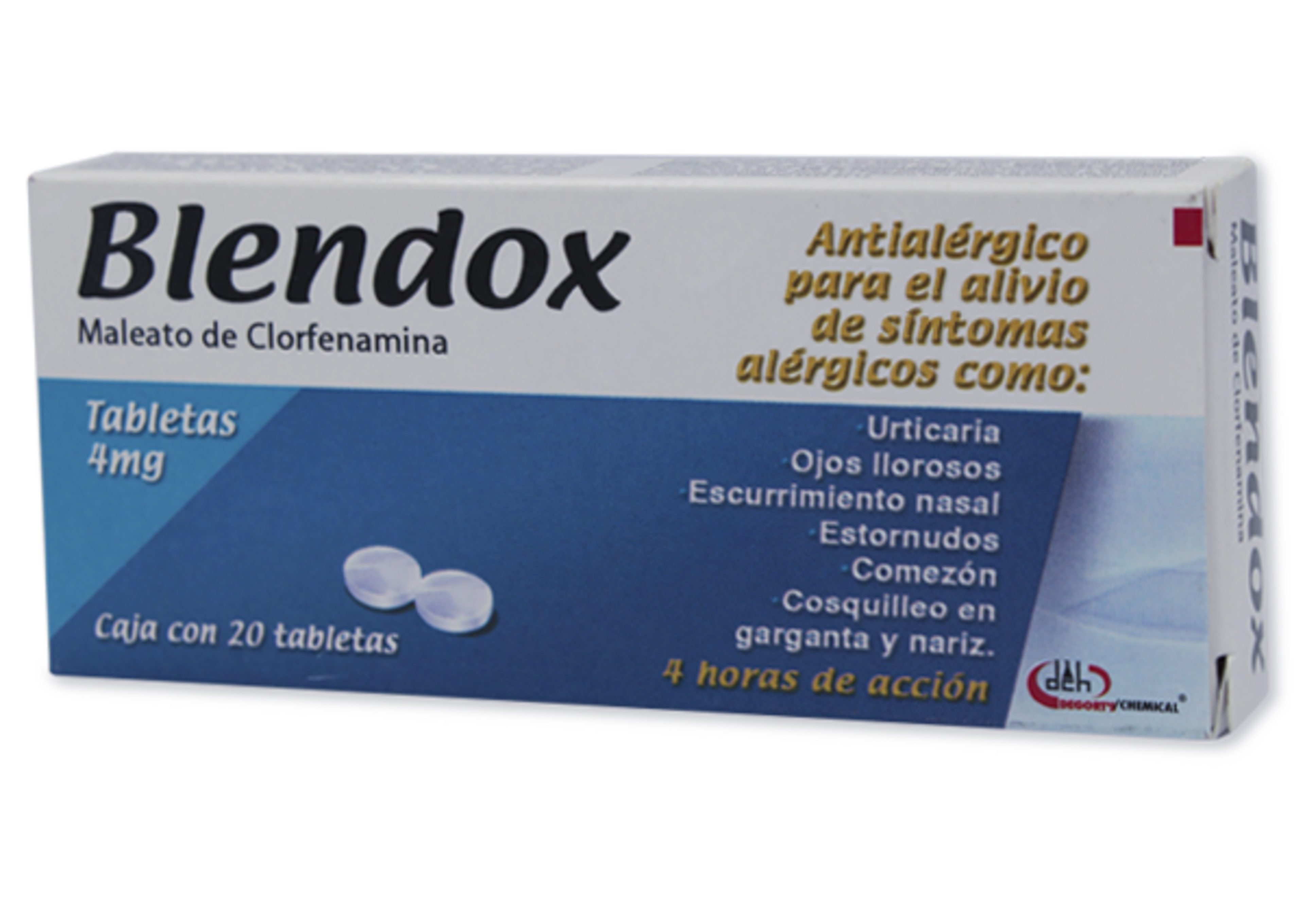 Blendox 4 Mg Con 20 Tabletas