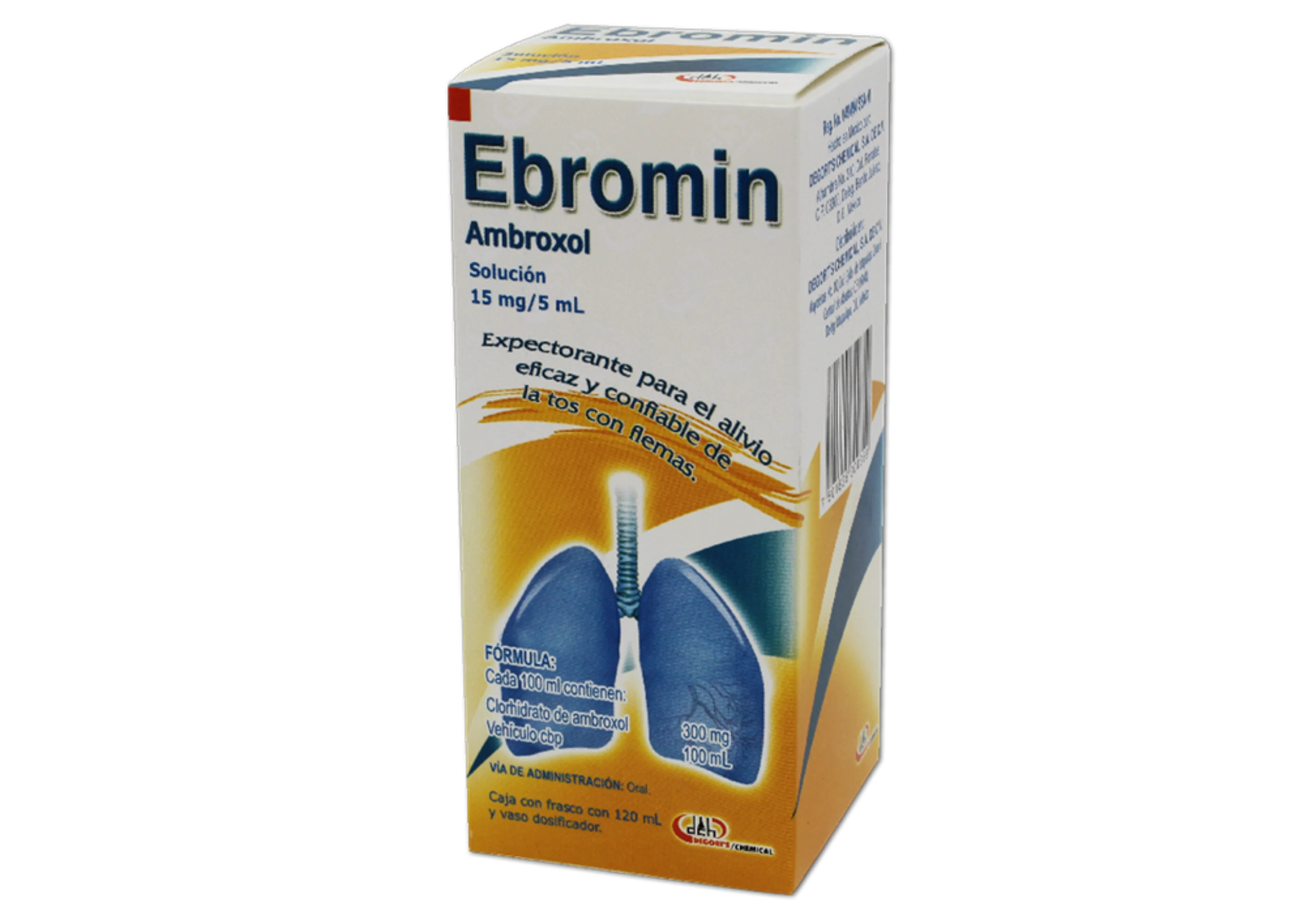 Ebromin 15 Mg Solución Con 120 Ml