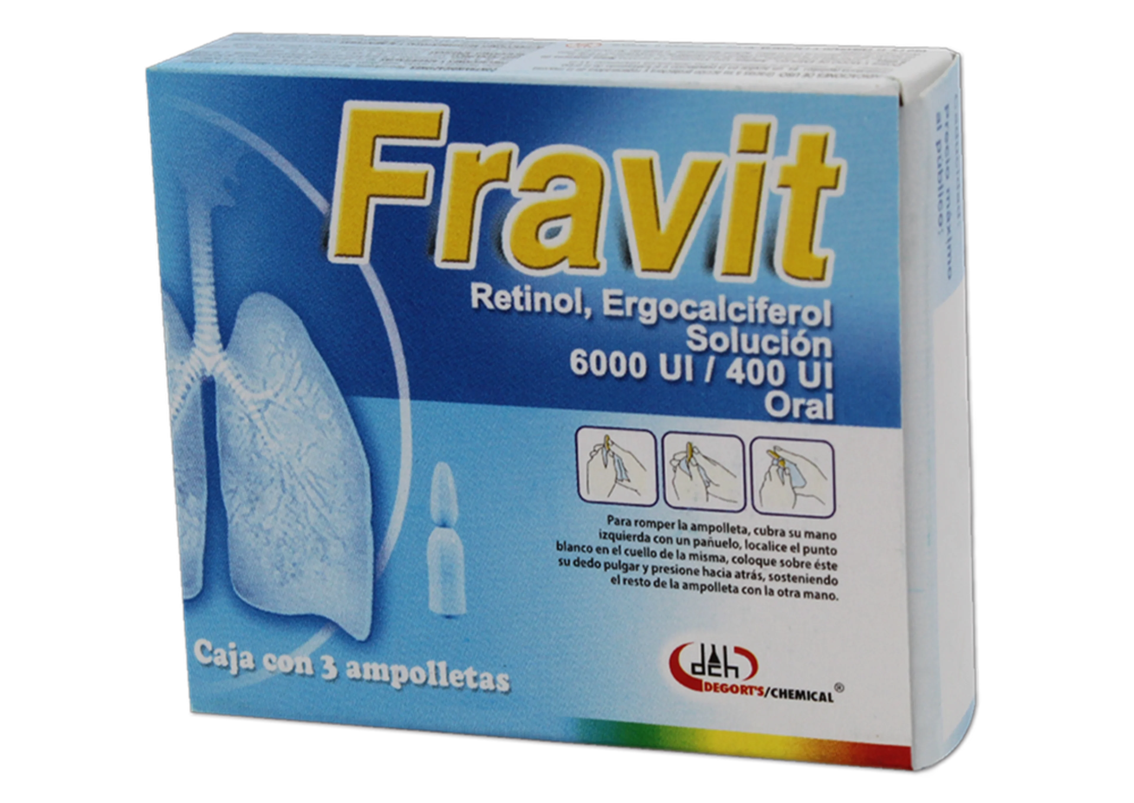 Fravit con 3 Ampollas