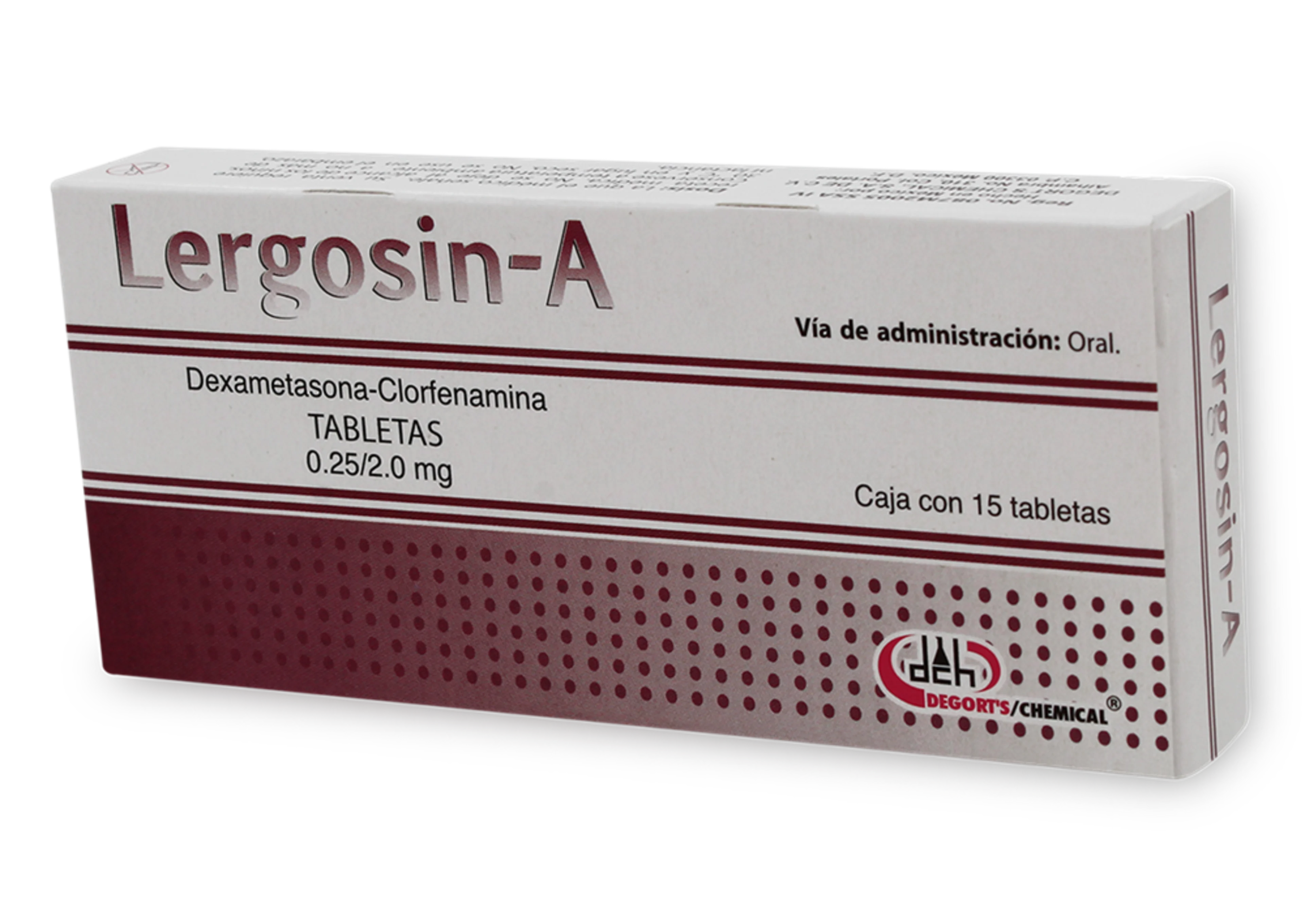 Lergosin-A 0.25/2 Mg Con 15 Tabletas