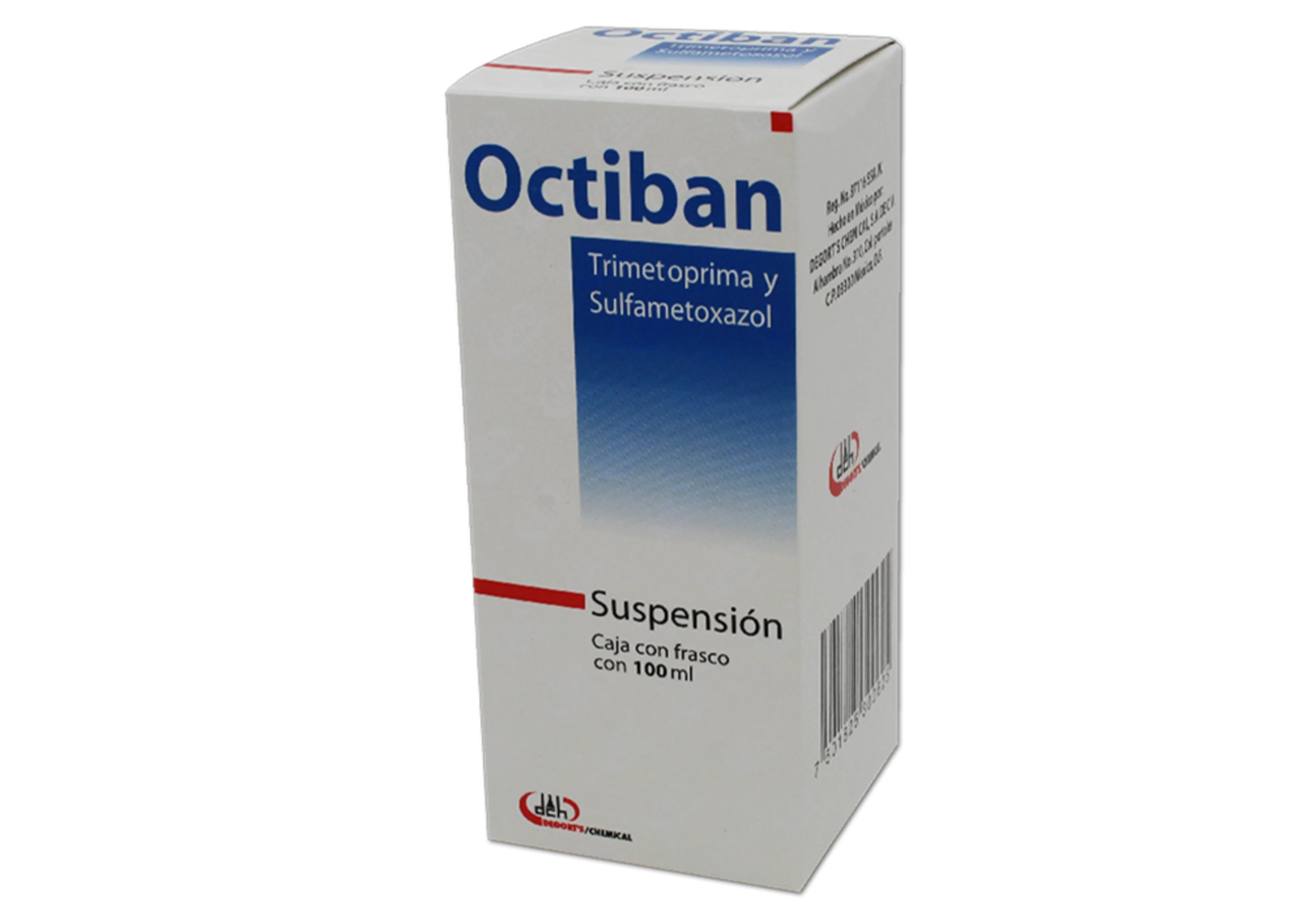 Octiban Sulfametoxazol Trimetoprima 40/200 Mg Suspensión Con 100 Ml