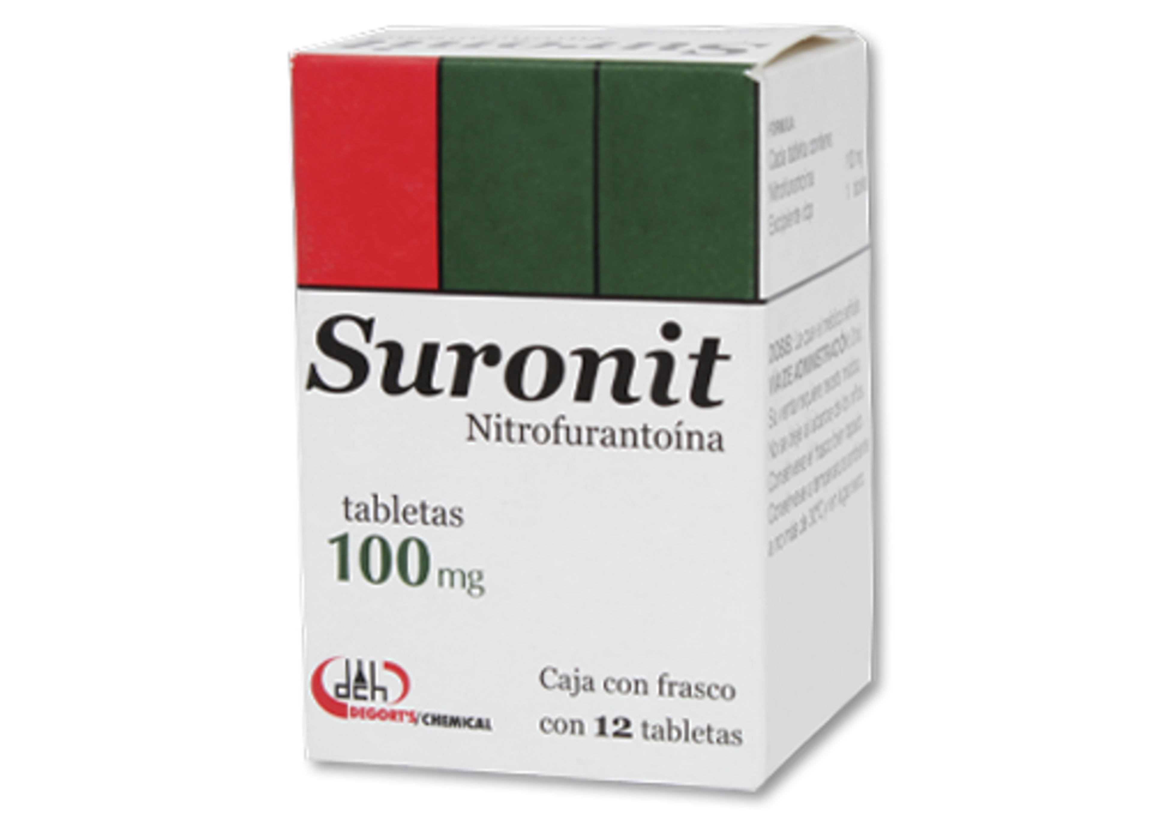 Suronit Nitrofurantoina 100 Mg Con 12 Tabletas