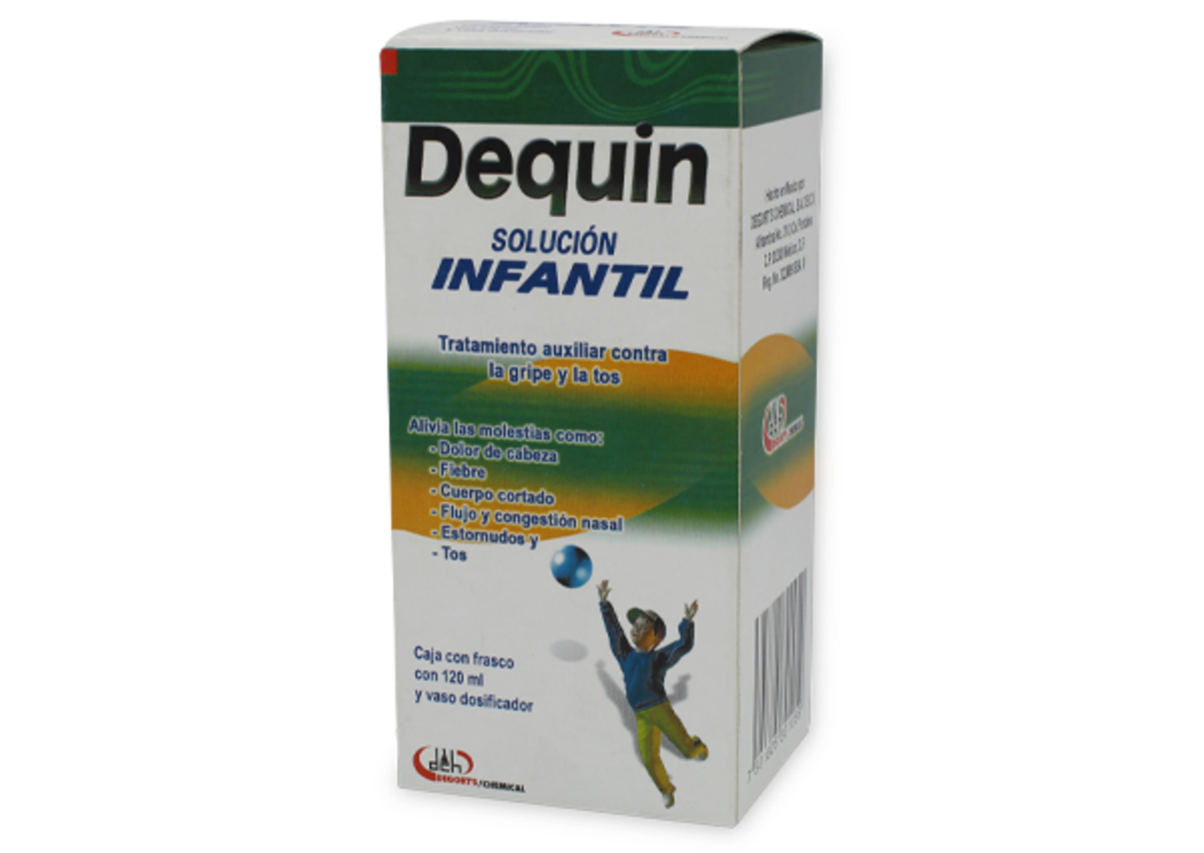 Dequin 0.1/0.02/2/2.5 G Jarabe Con 120 Ml