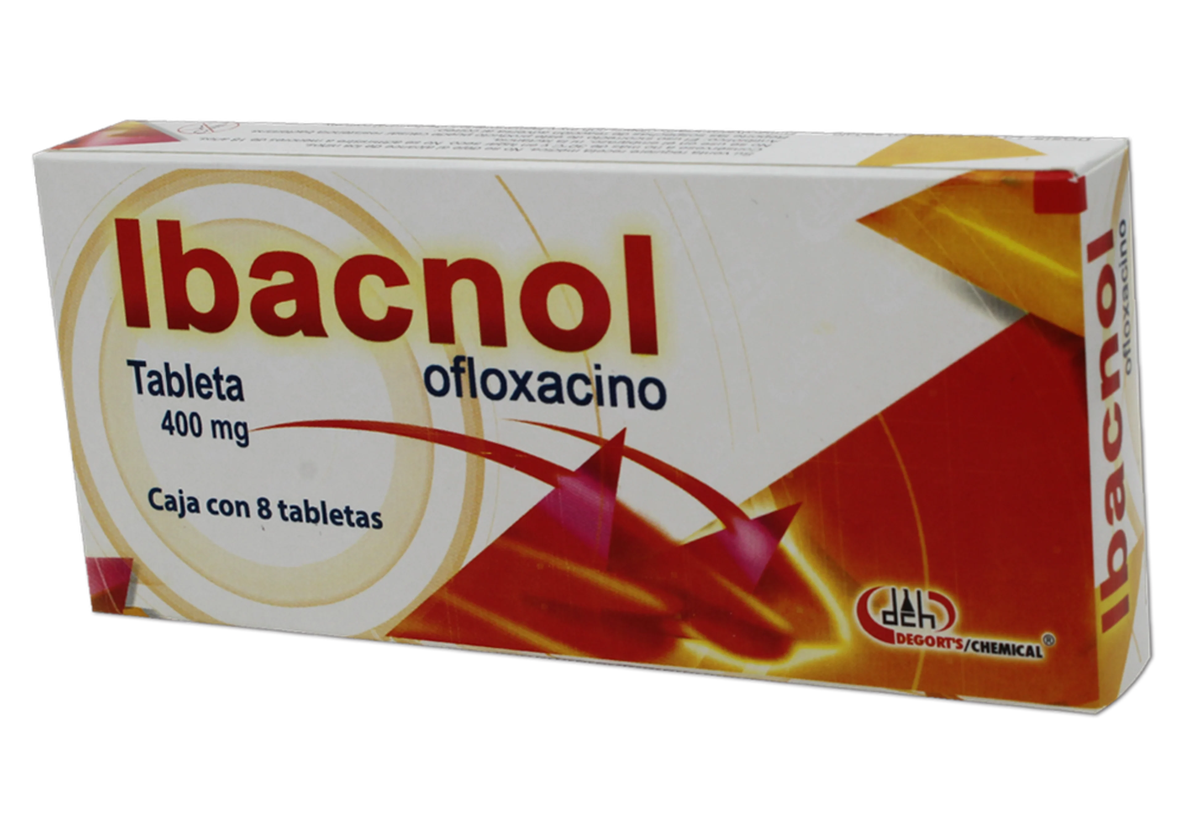 Ibacnol Ofloxacina 400 Mg Con 8 Tabletas