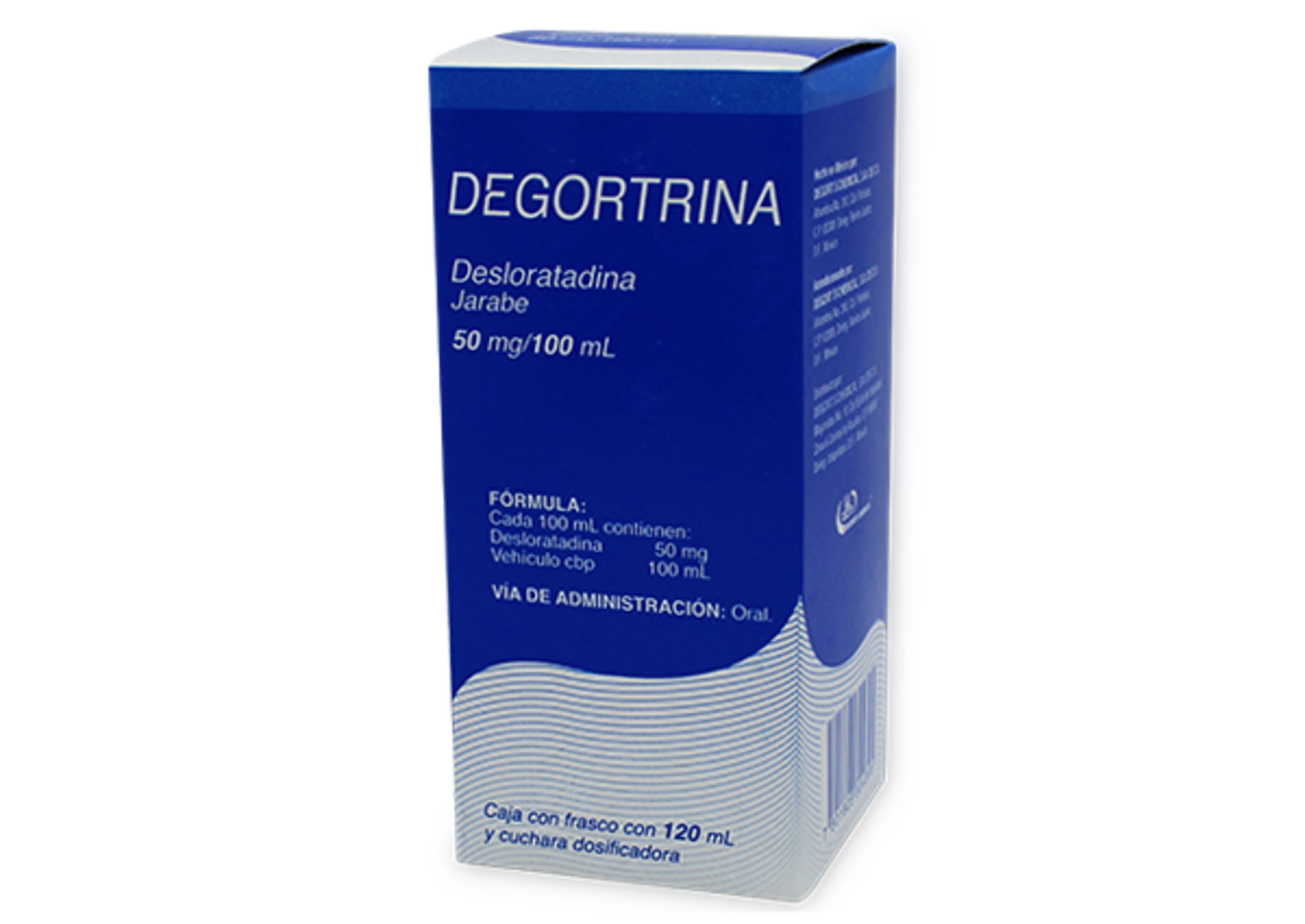 Degortrina 50 Mg Jarabe Con 120 Ml