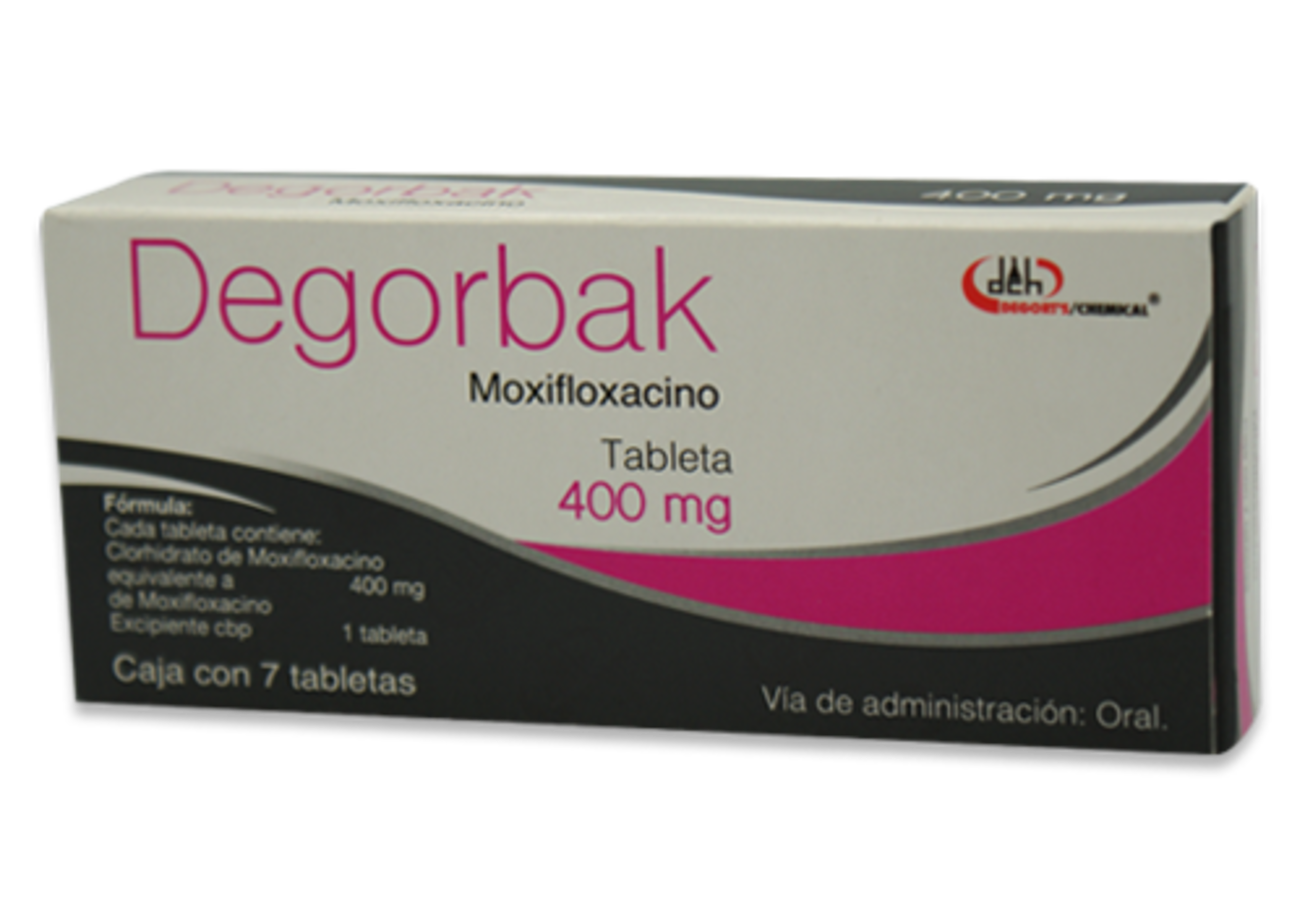 Degorbak Moxifloxacino 400 Mg Con 7 Tabletas