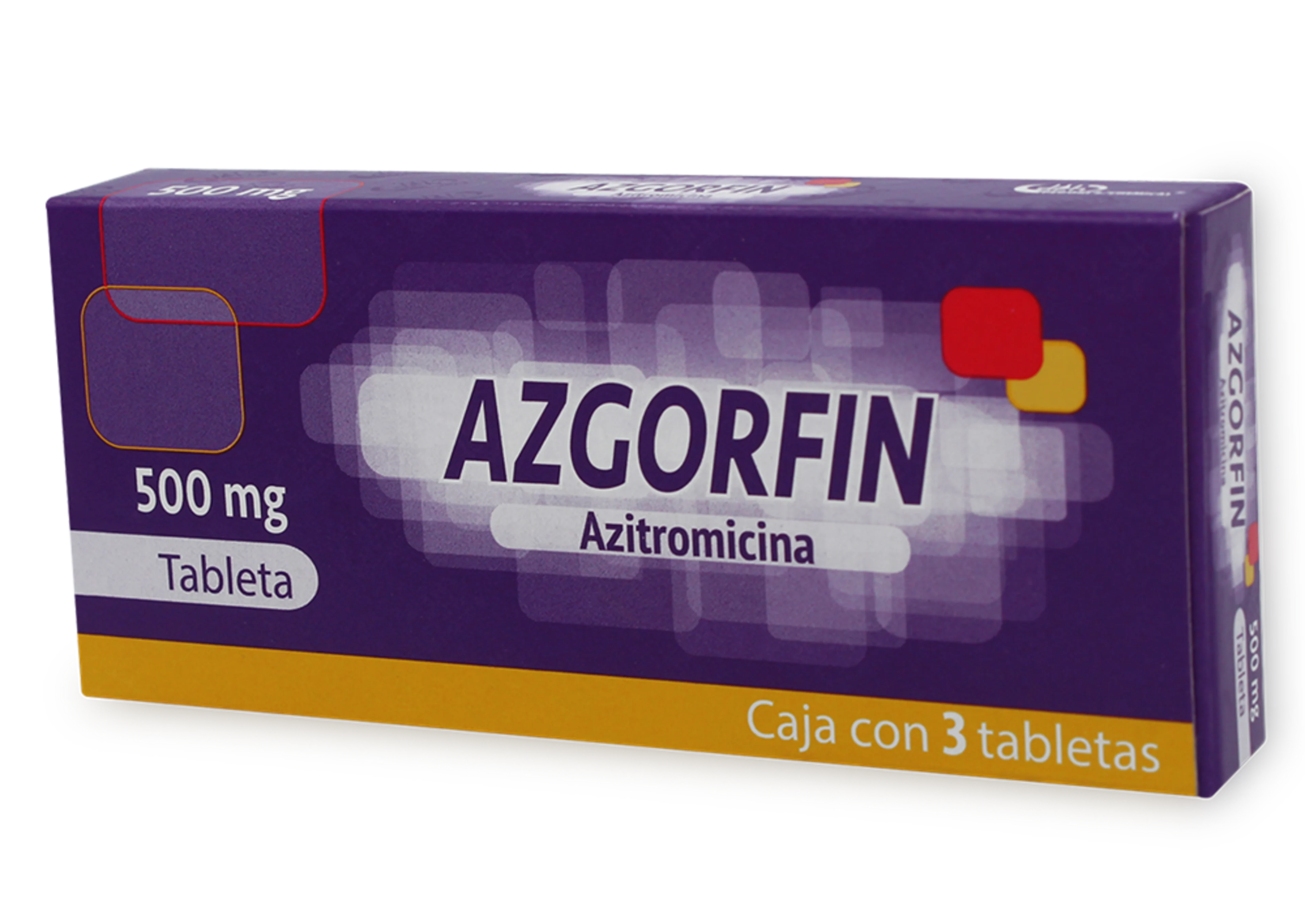 Azgorfin Azitromicina 500 Mg Con 3 Tabletas
