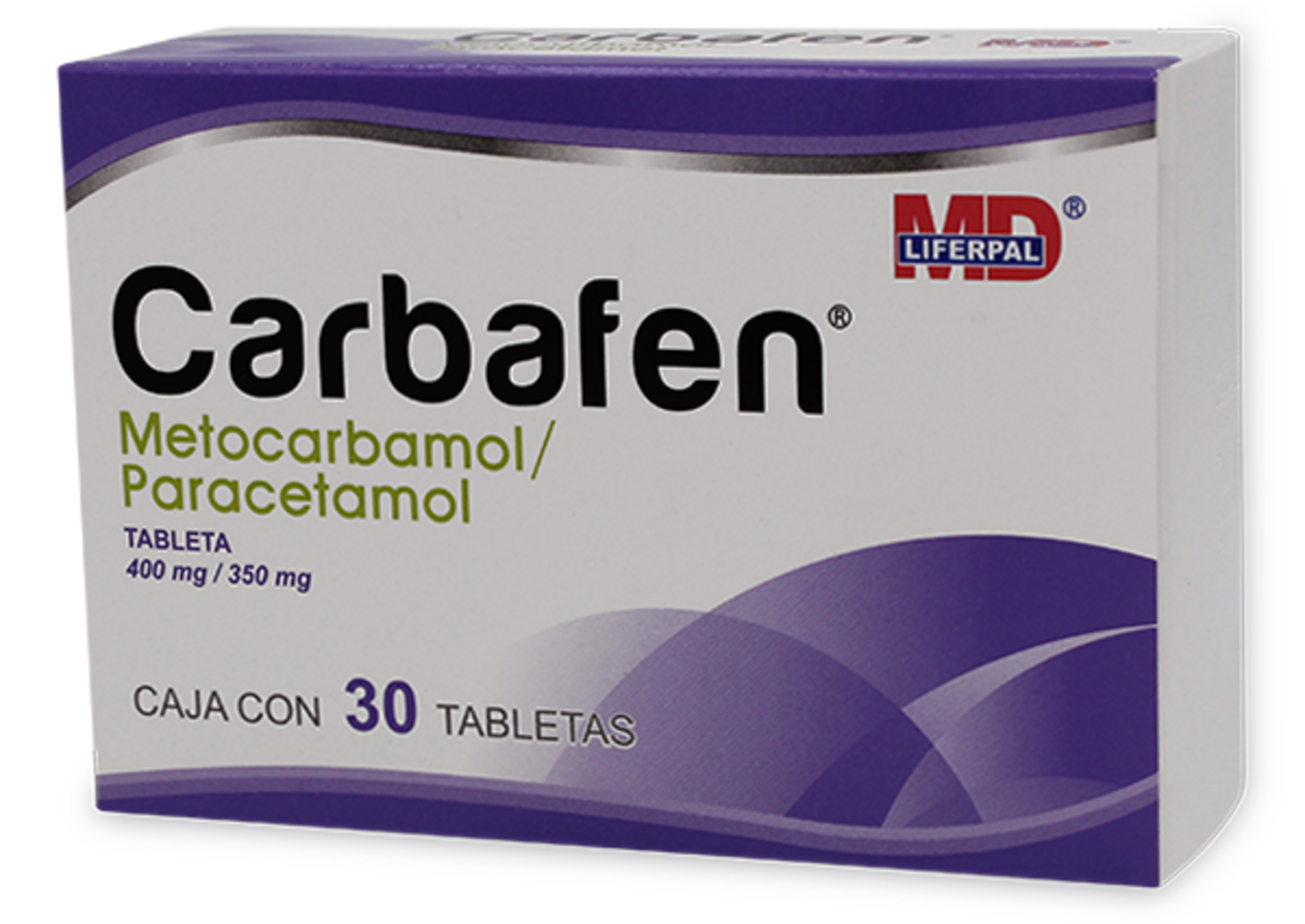 Carbafen 400/350 Mg Con 30 Tabletas
