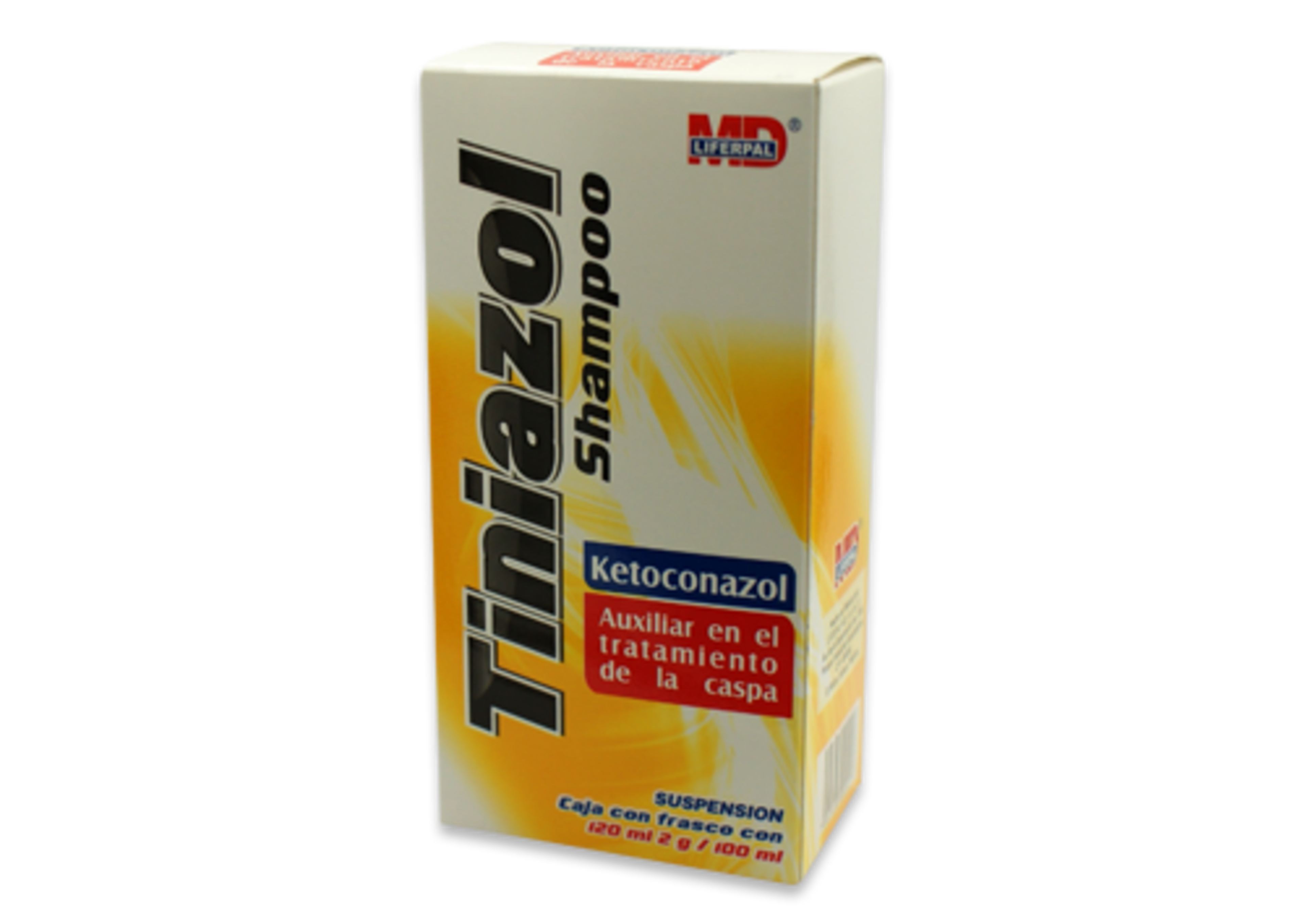 Tiniazol Shampoo Para Caspa Con 120 Ml