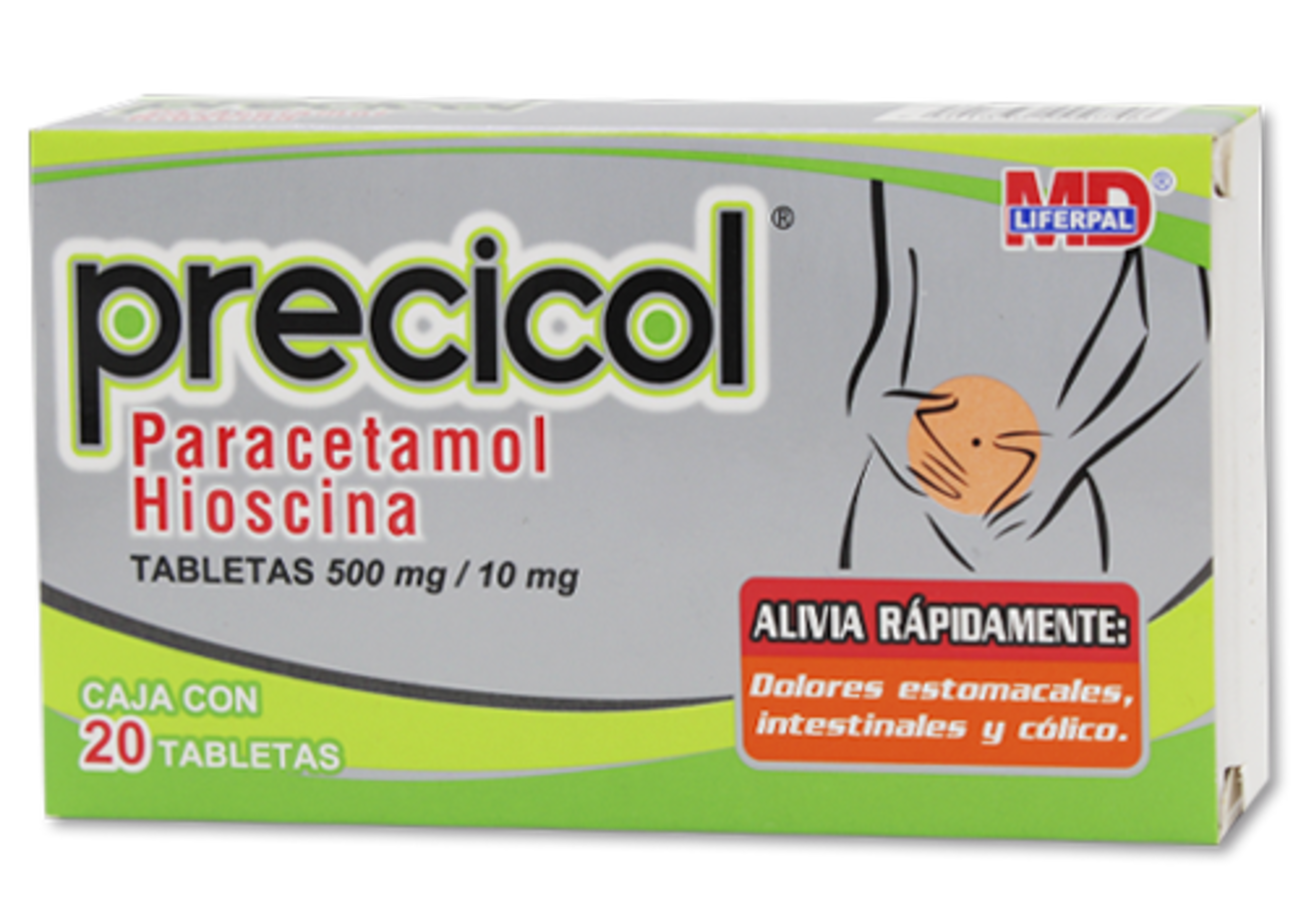Precicol 500/10 Mg Con 20 Tabletas
