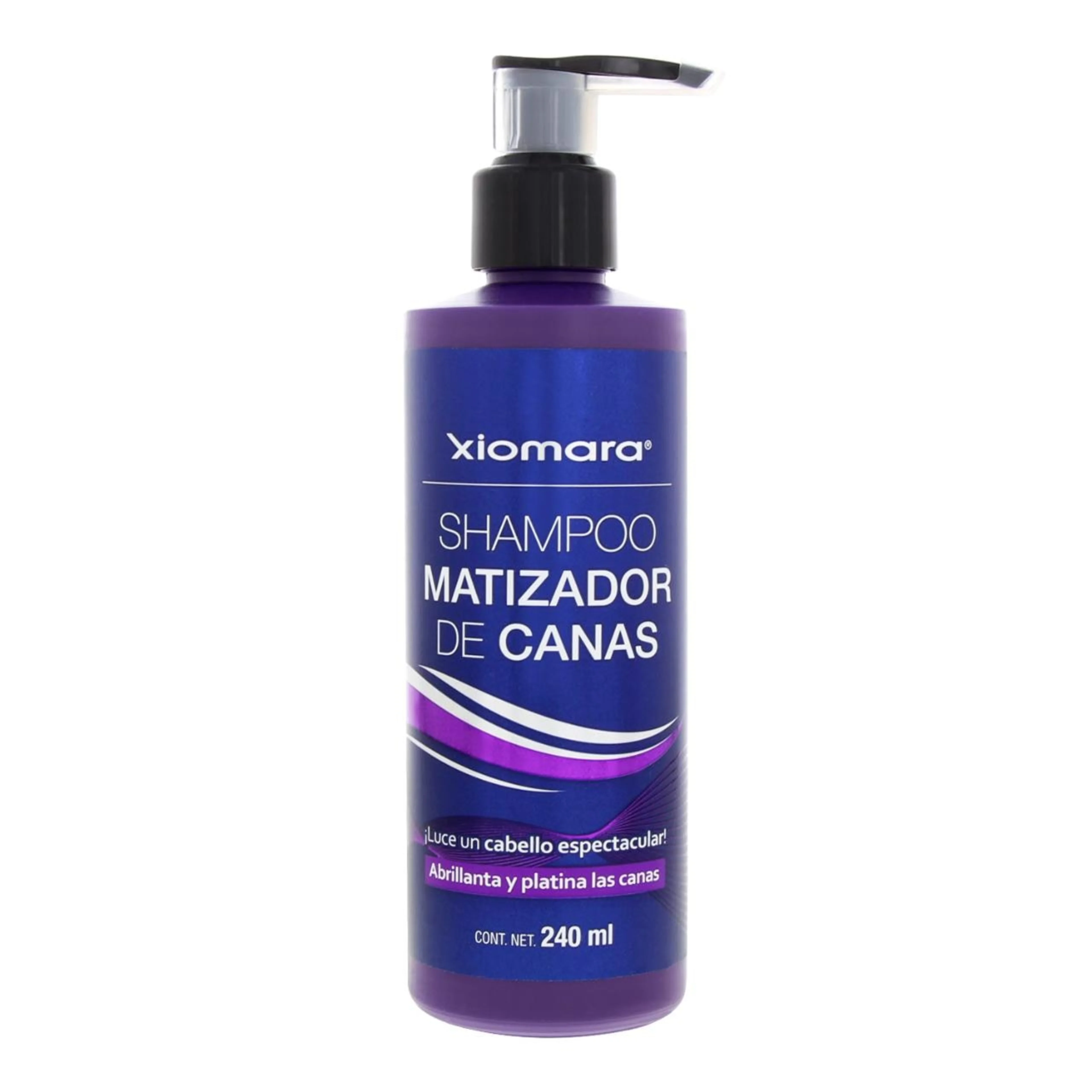 Shampoo xiomara matizador de canas 240 ml.