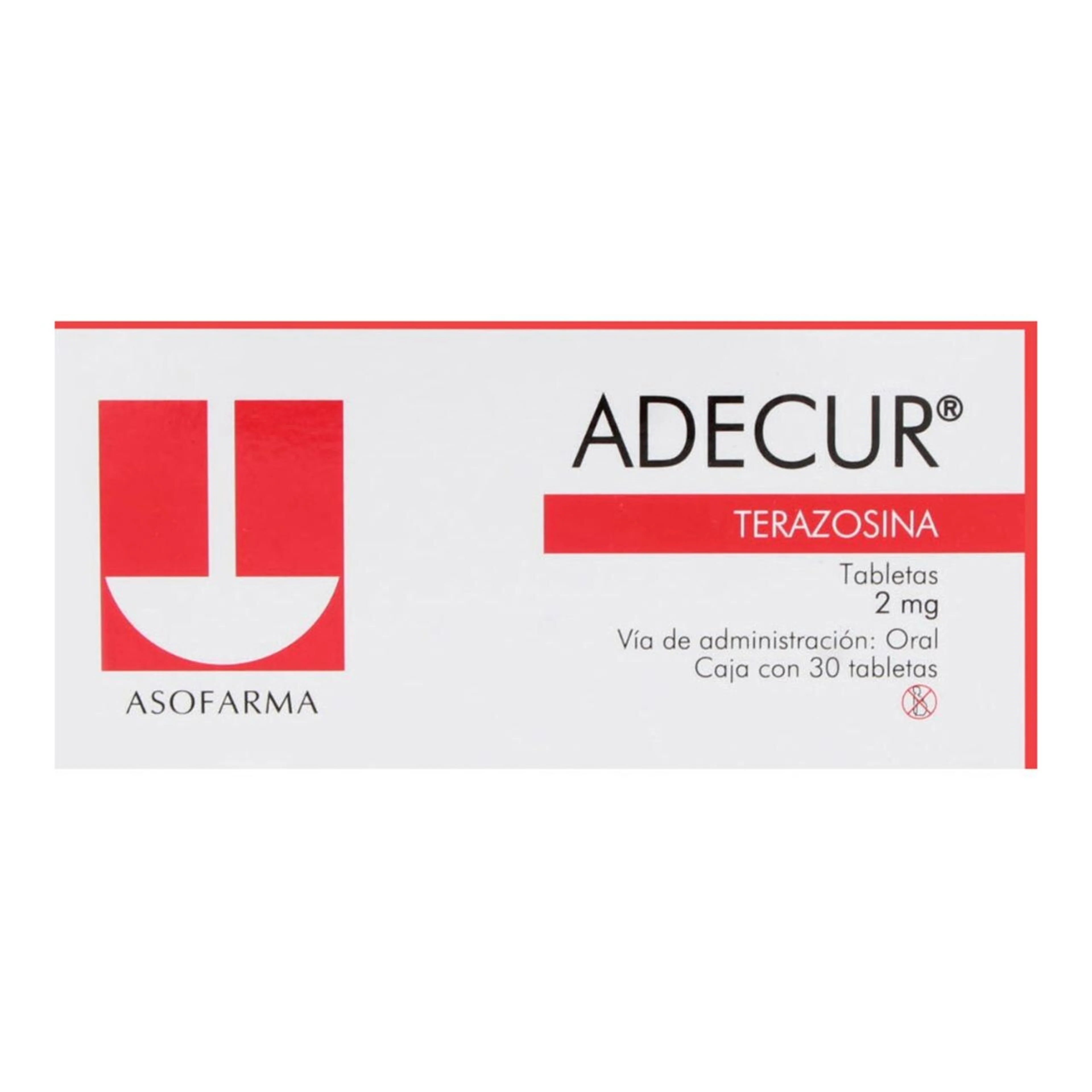 Adecur 2 Mg Con 30 Tabletas