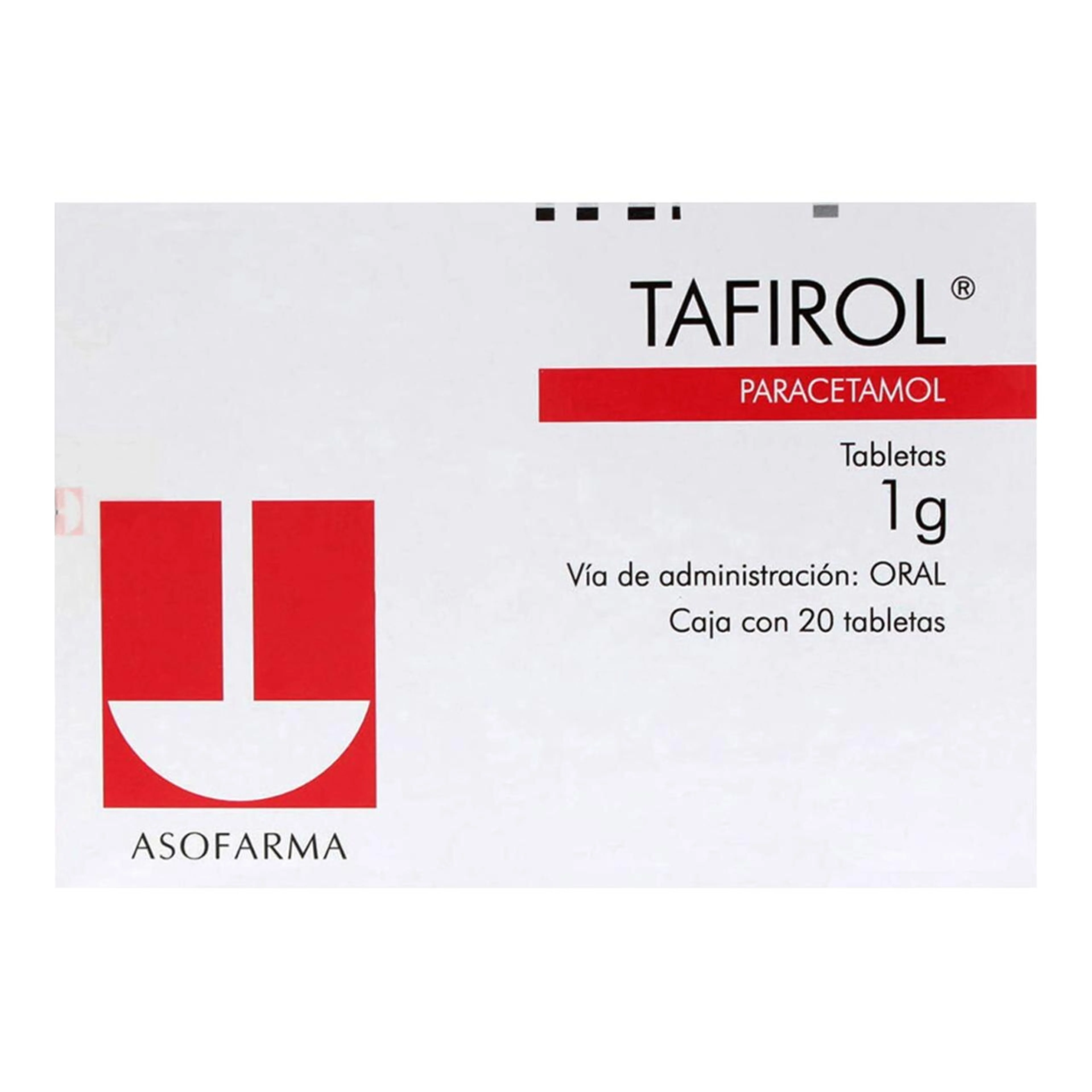 Tafirol 1 G Con 20 Tabletas
