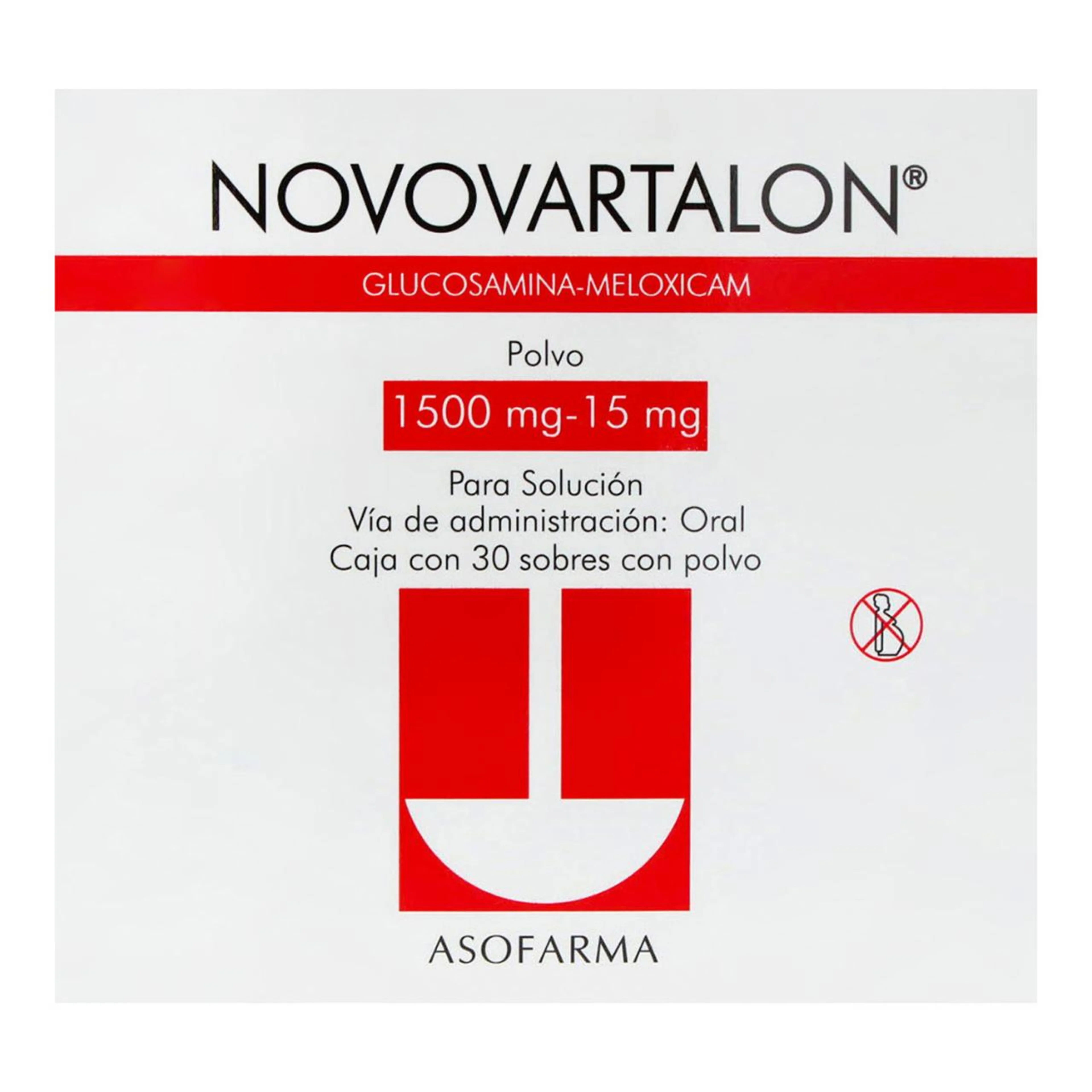 Novovartalon 1500/15 Mg Polvo Con 30 Sobres
