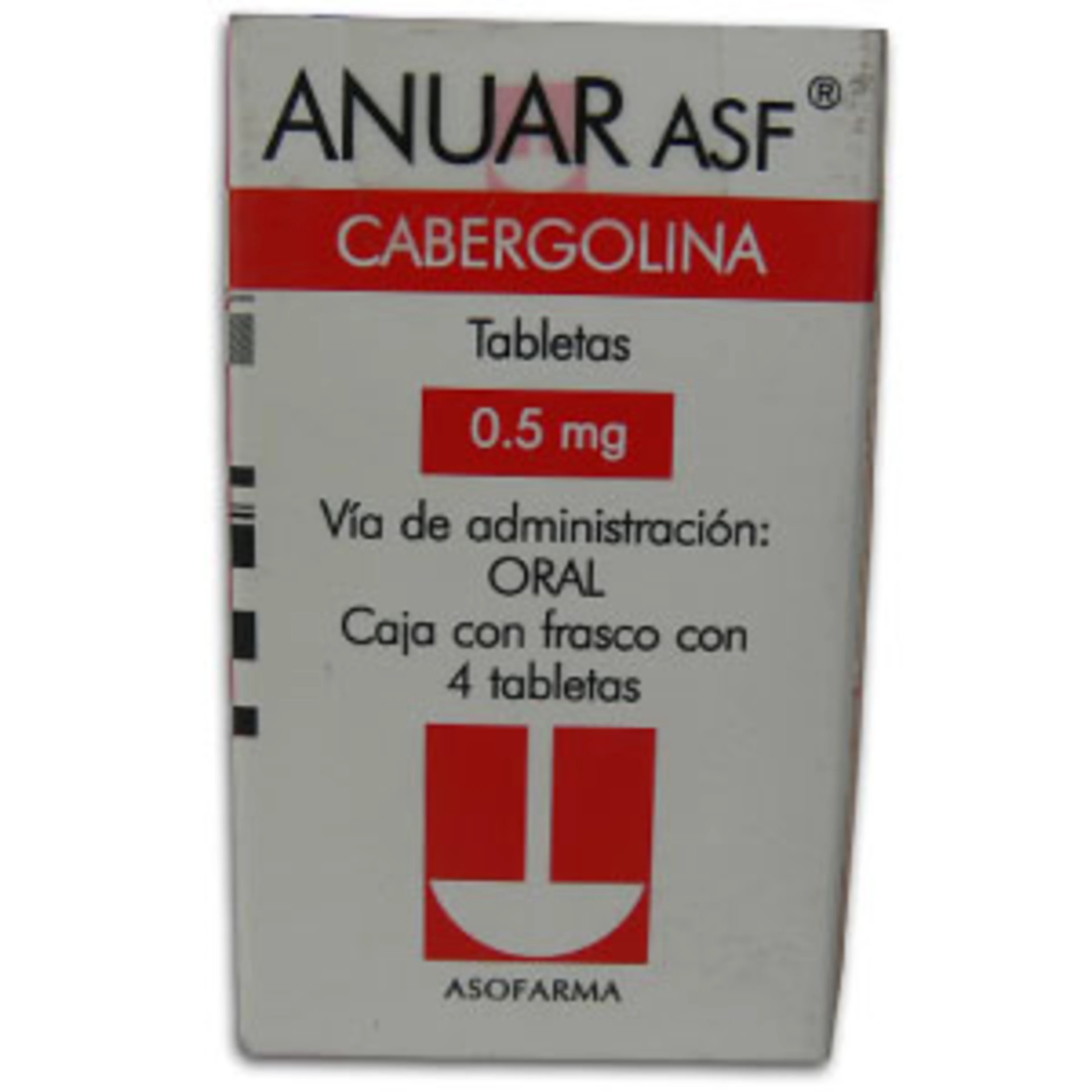 Anuar Asf 0.5 Mg Con 4 Tabletas