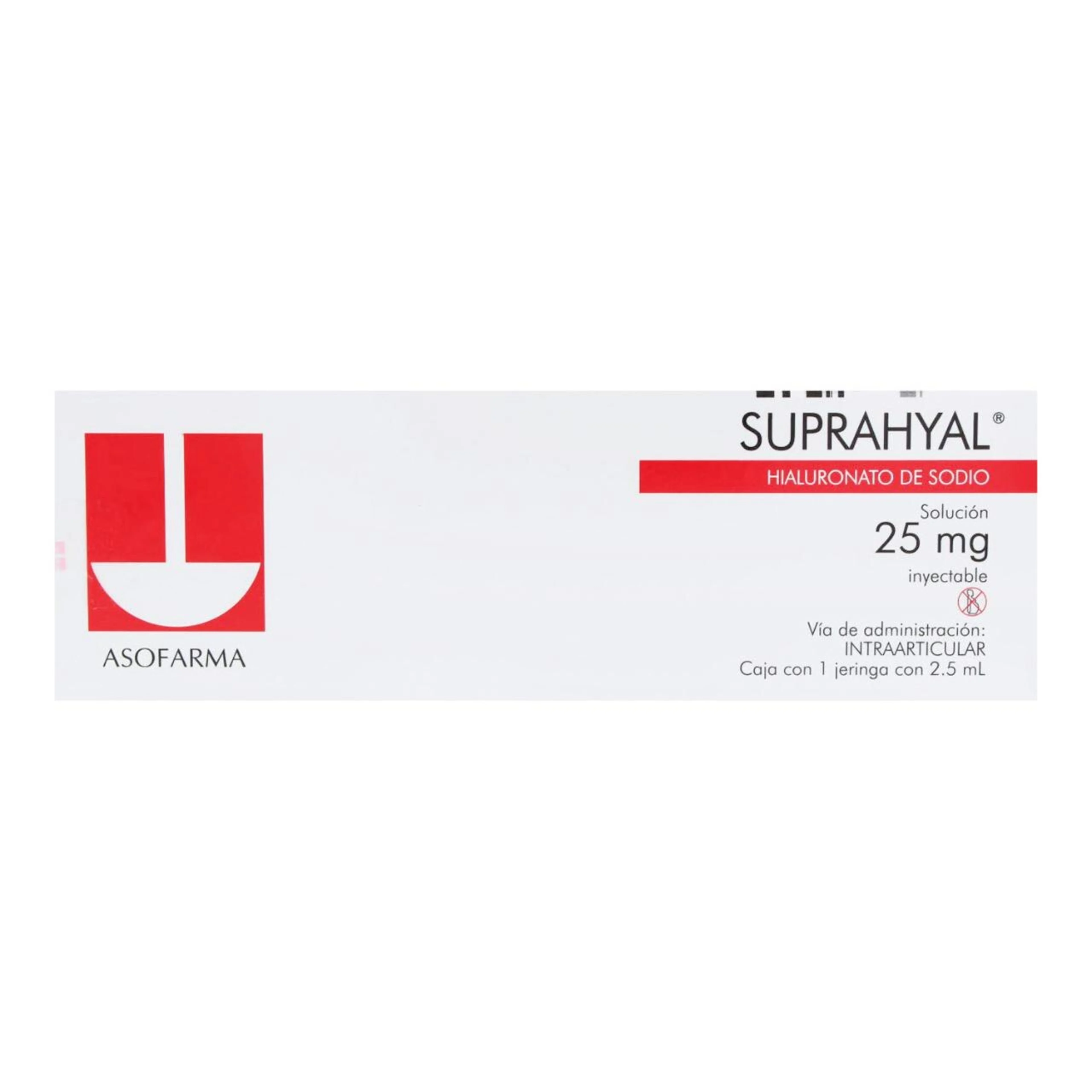 Suprahyal 25 Mg Con Jeringa 2.5 Ml