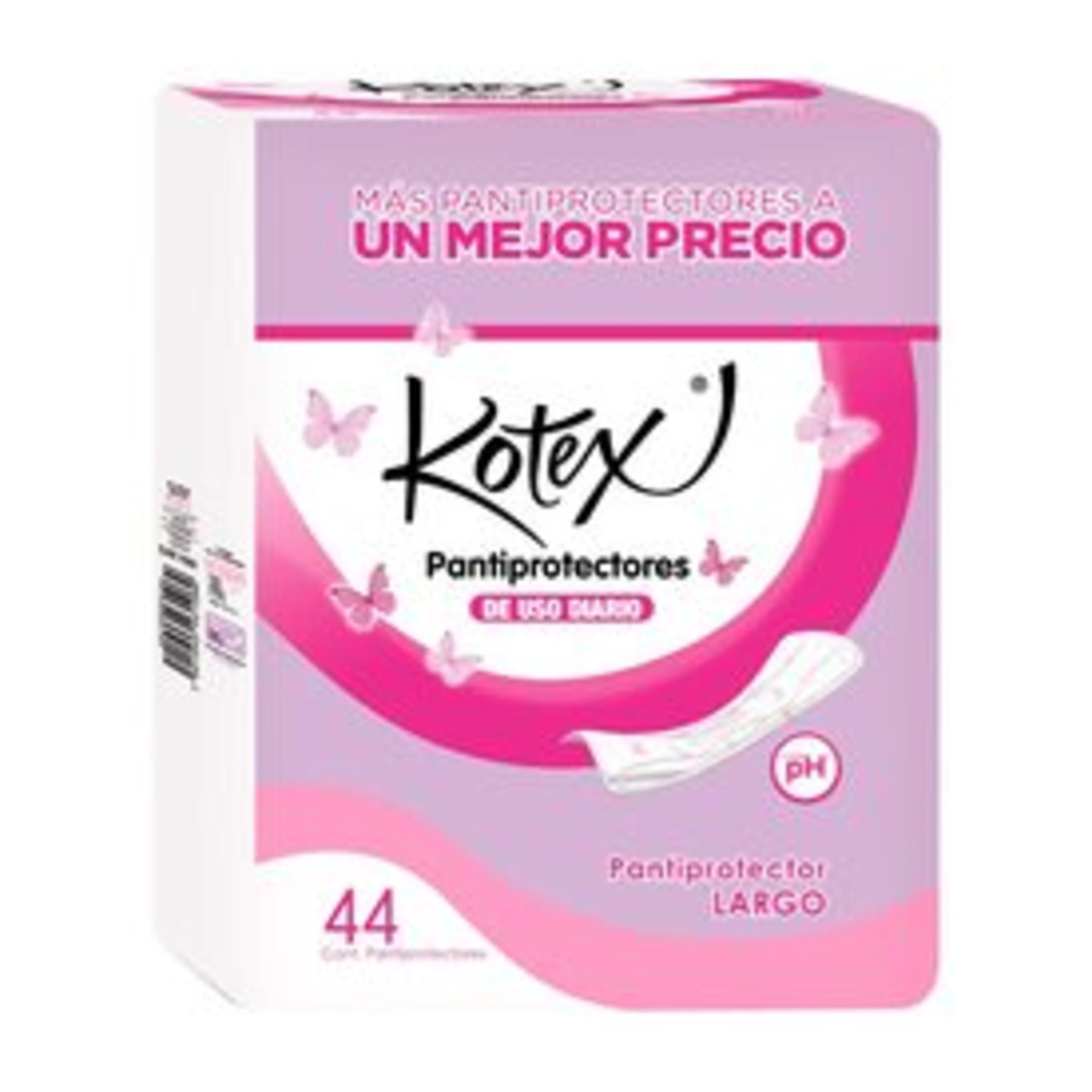 Kotex Pantiprotectore Largos 44 Piezas