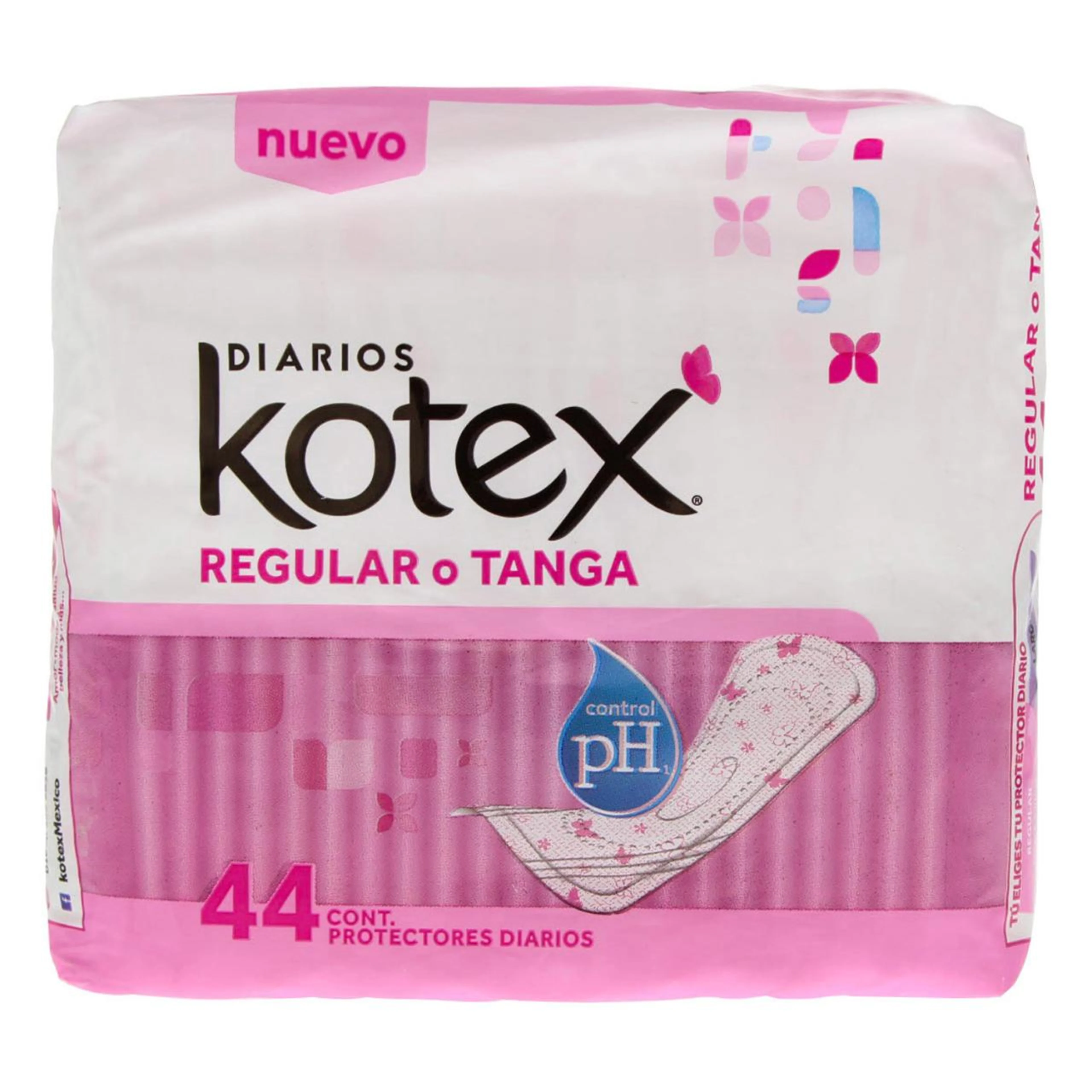 Kotex Pantiprotectores Regulares 44 Piezas