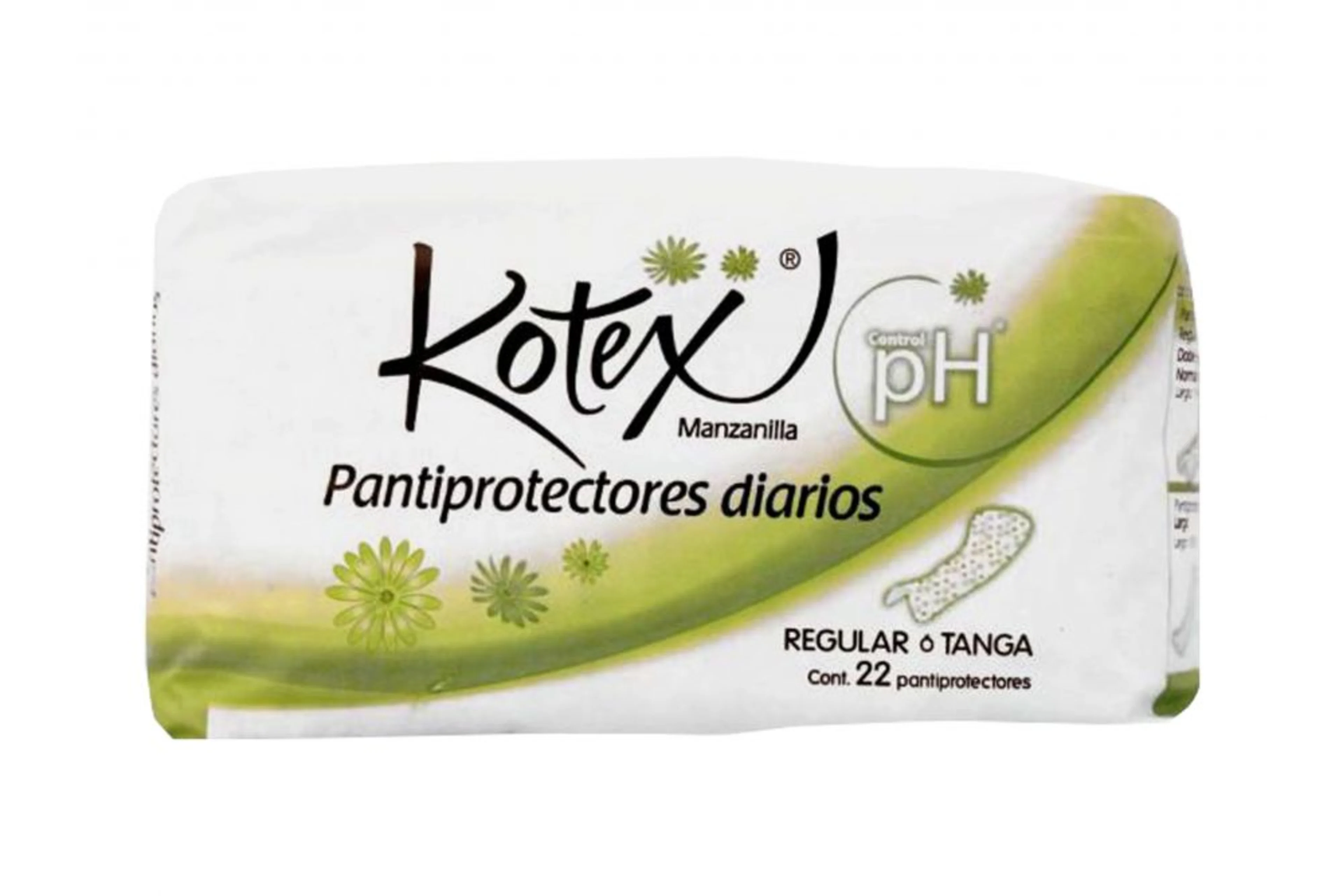 Kotexprotectores Naturals Manzanilla Regulares 22 Piezas