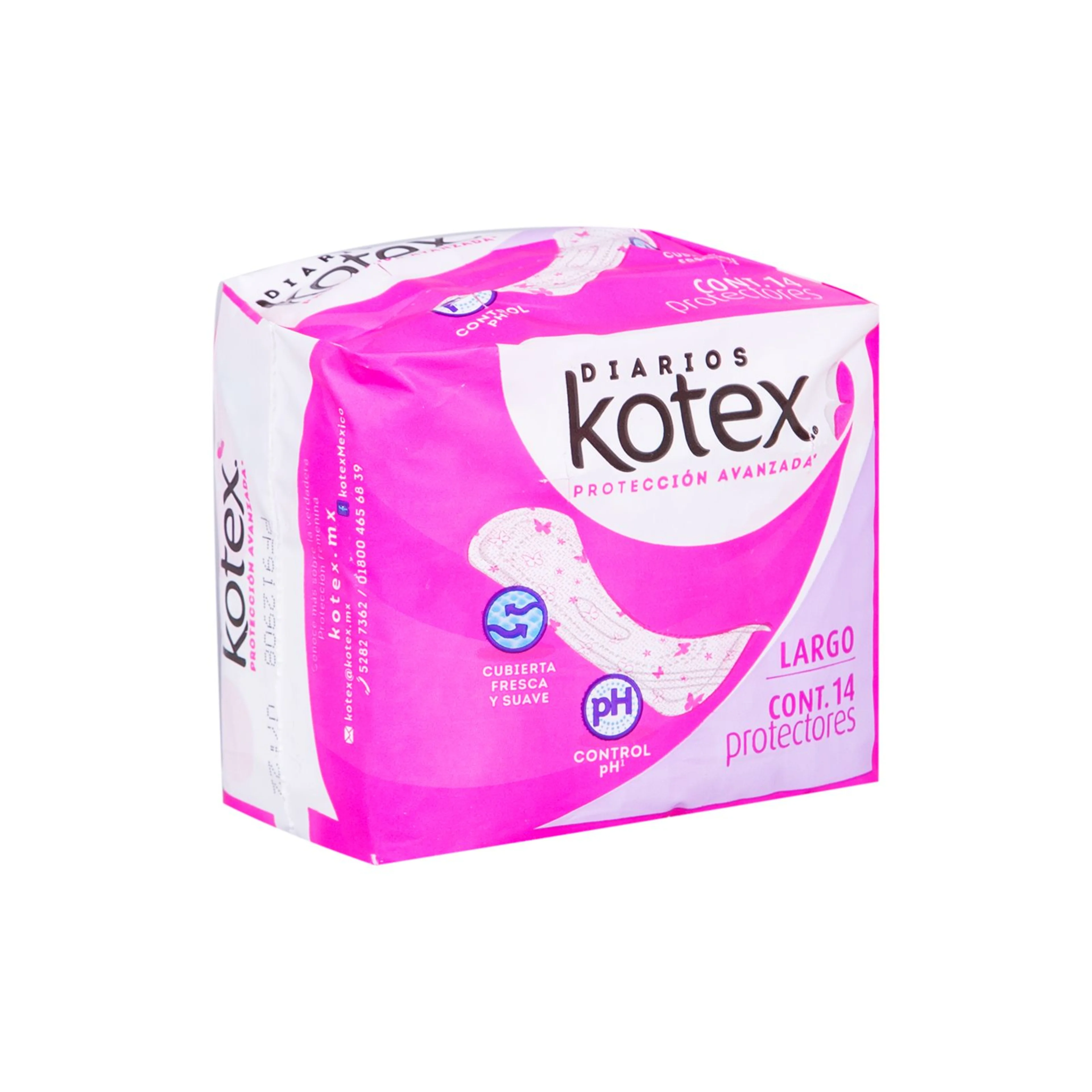 Panty protector kotex 14 piezas
